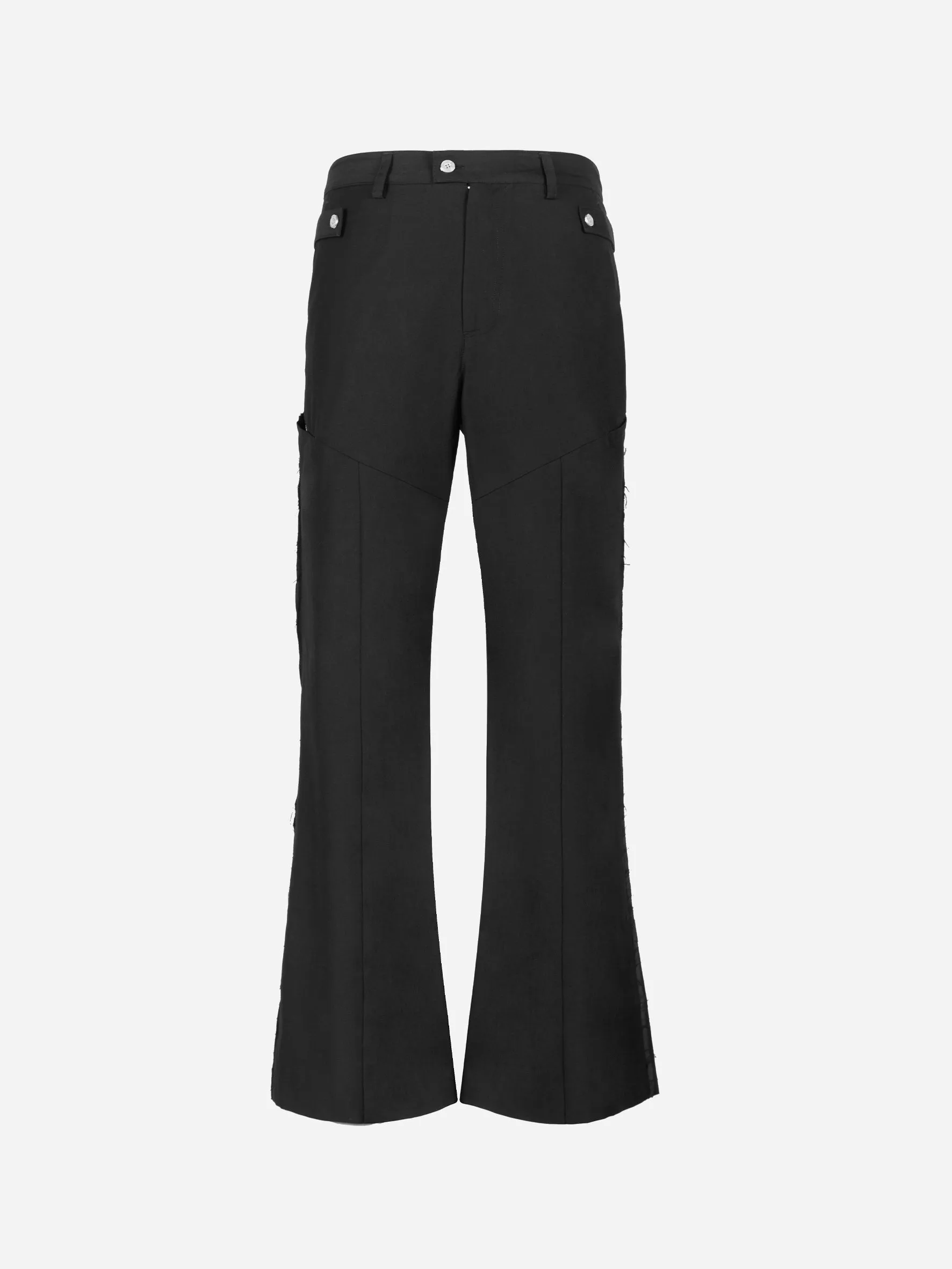 004 - Panelled Wide Leg Tailored Trousers