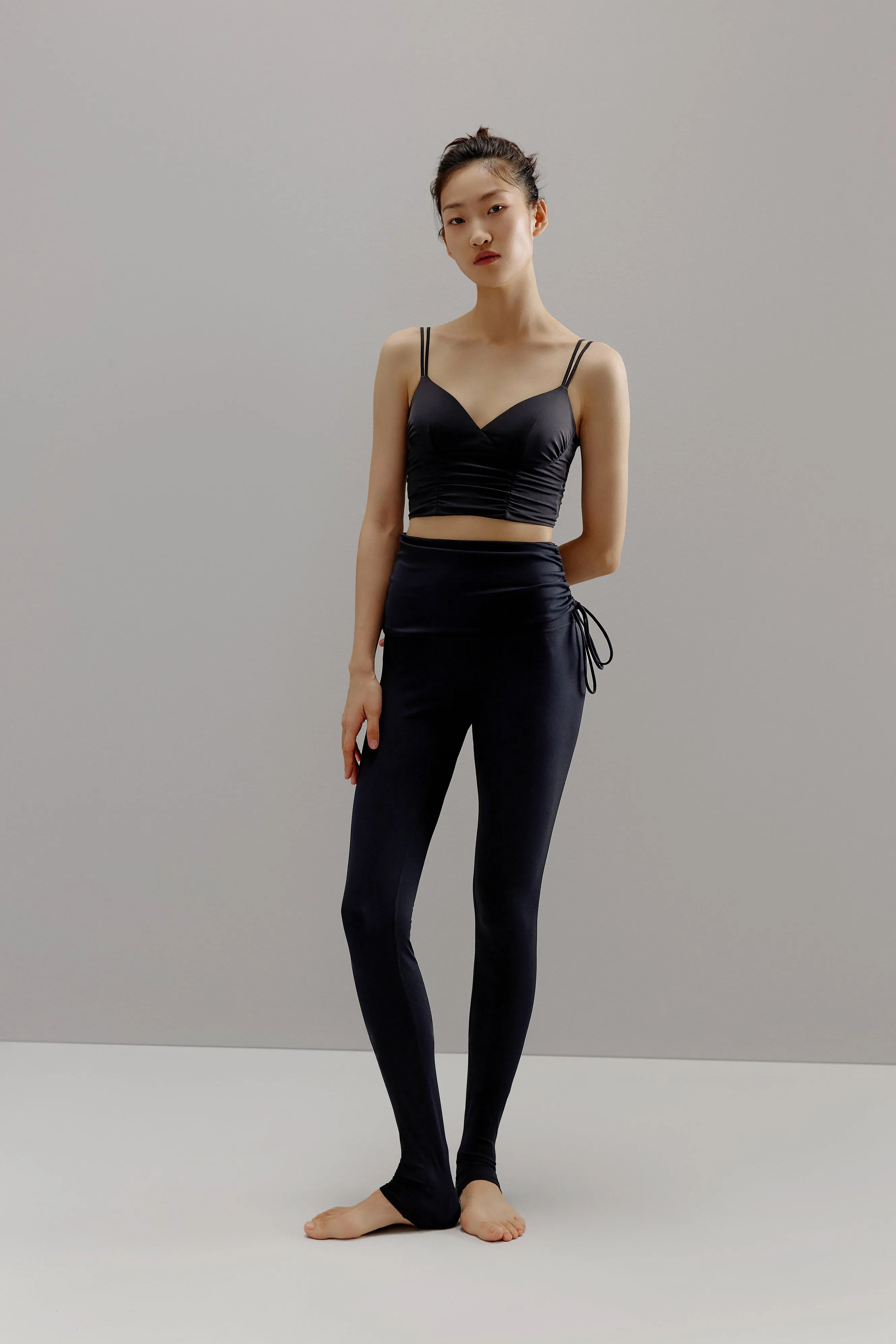 Active Ballet Stirrup Drawstring Leggings