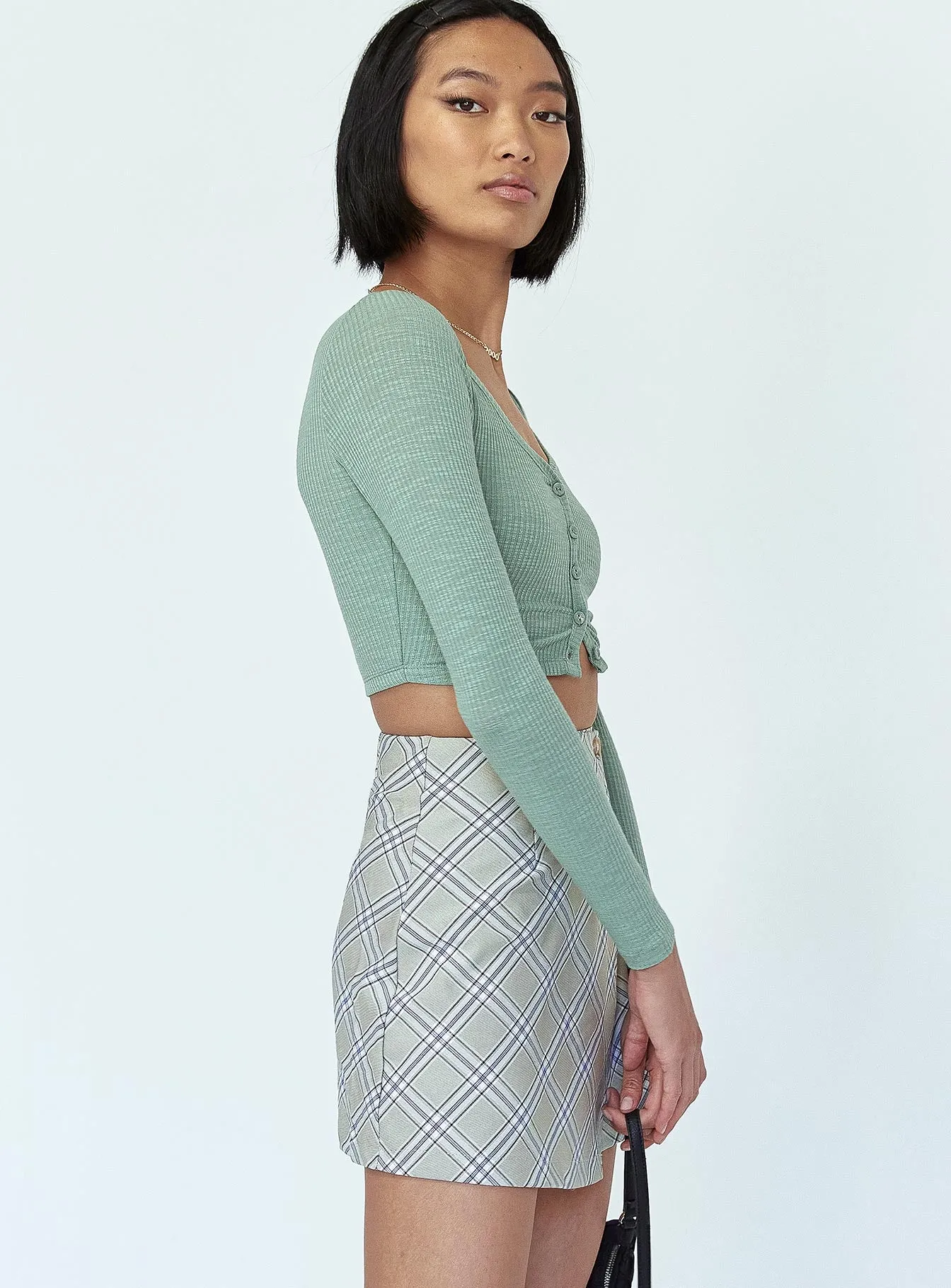 Ailisha Mini Skirt Green