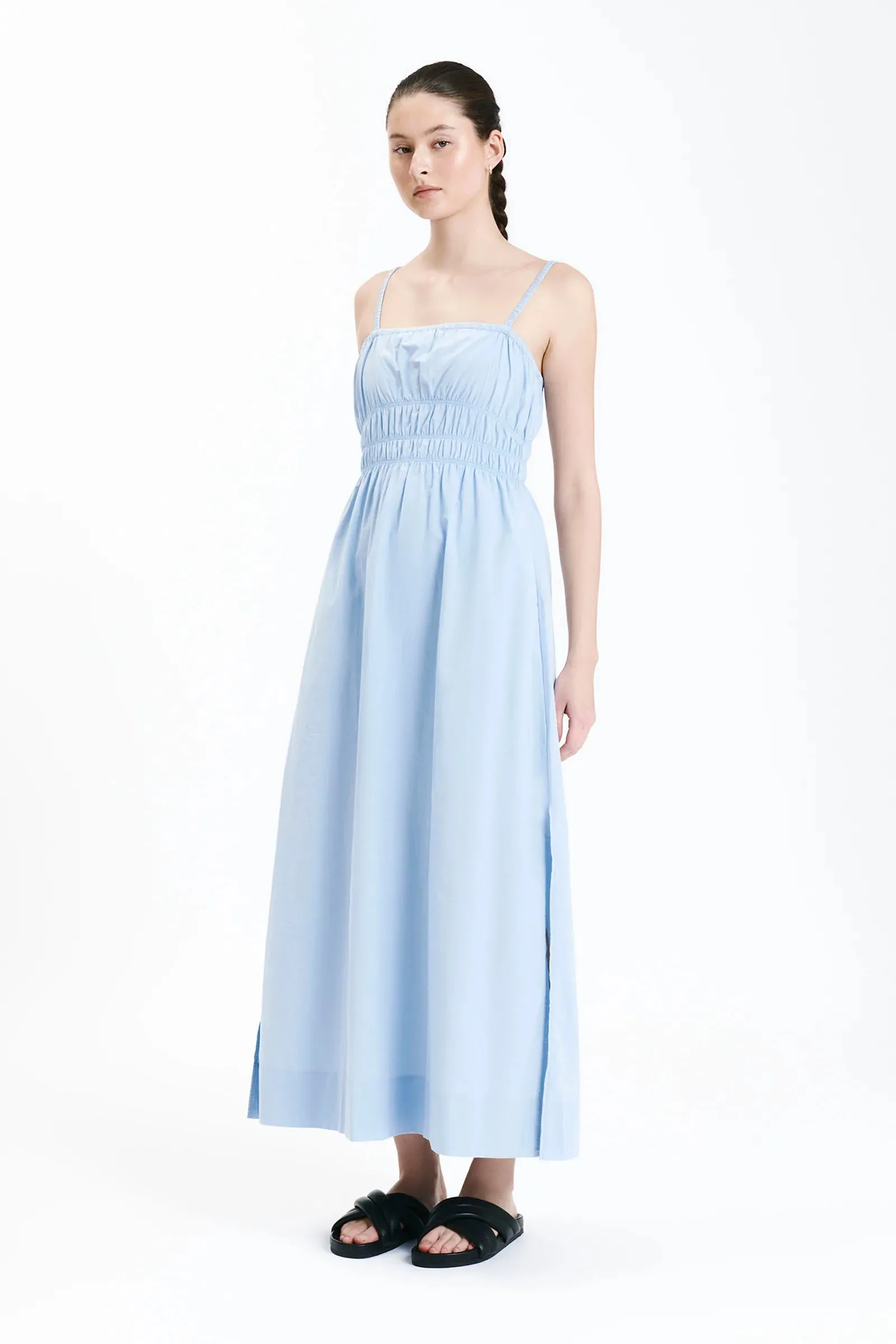 Akira Poplin Maxi Sky