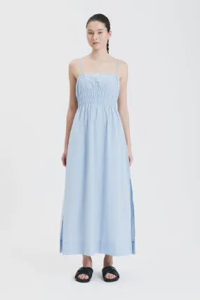 Akira Poplin Maxi Sky