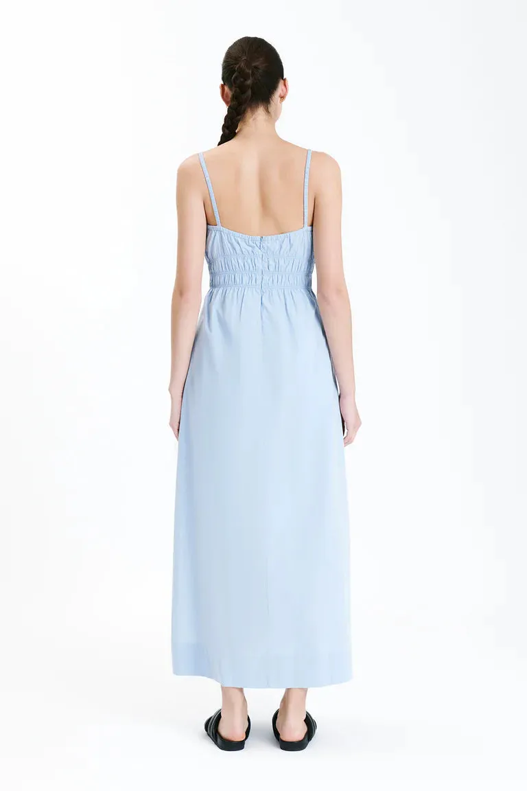 Akira Poplin Maxi Sky