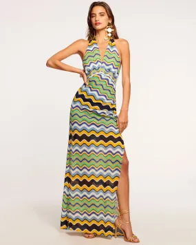 Alia Halter Maxi Dress