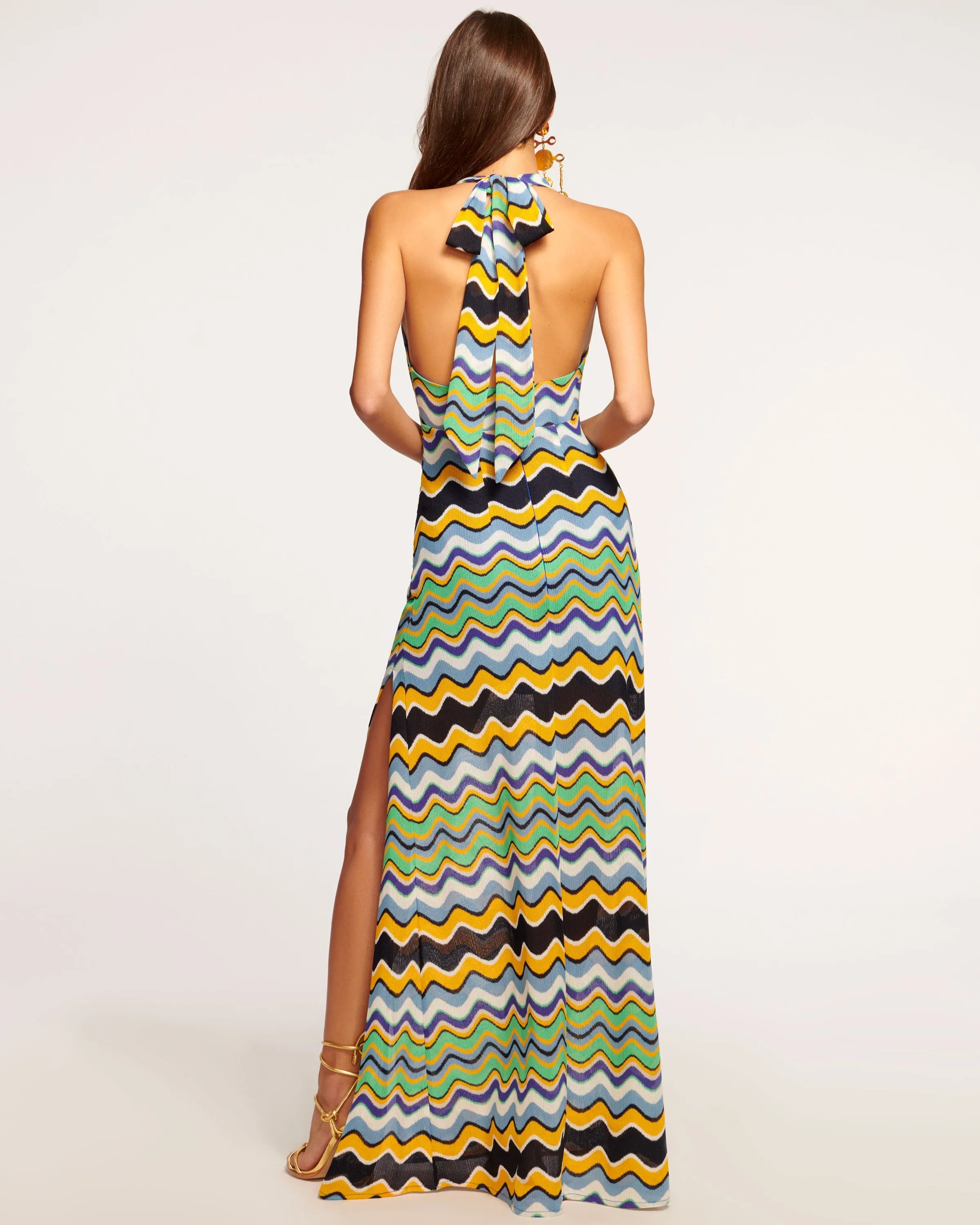 Alia Halter Maxi Dress