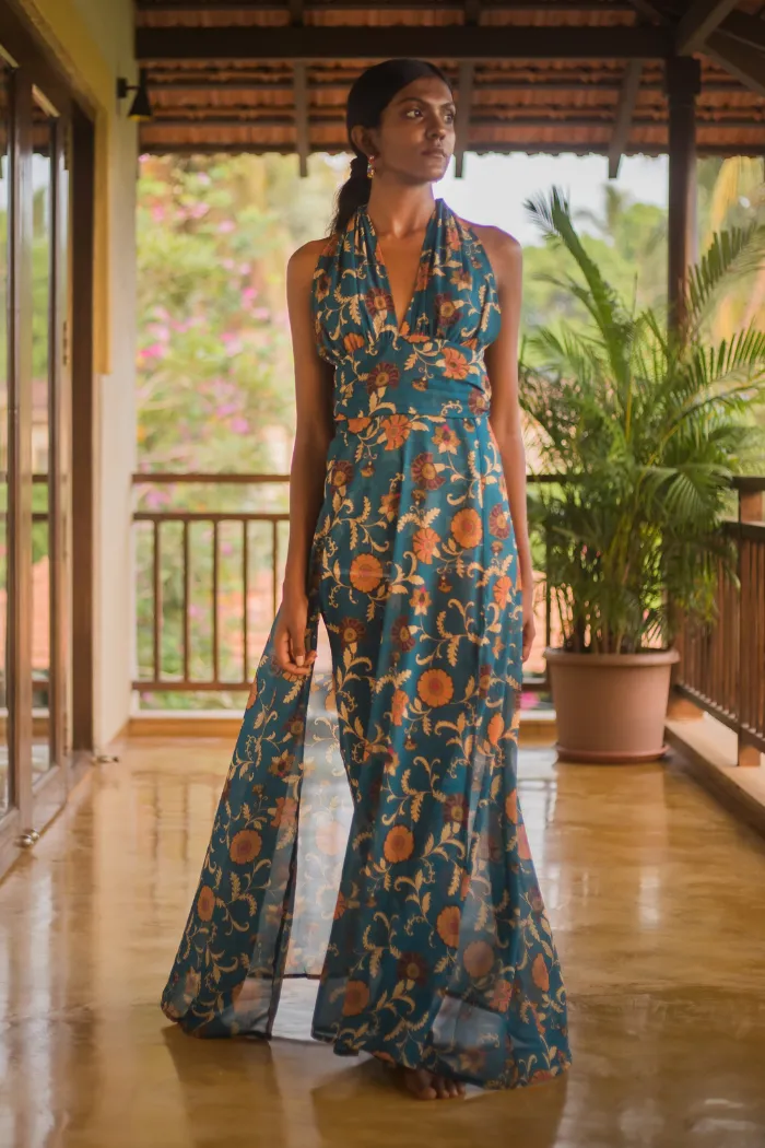 Amyra Dastur In full bloom halter dress