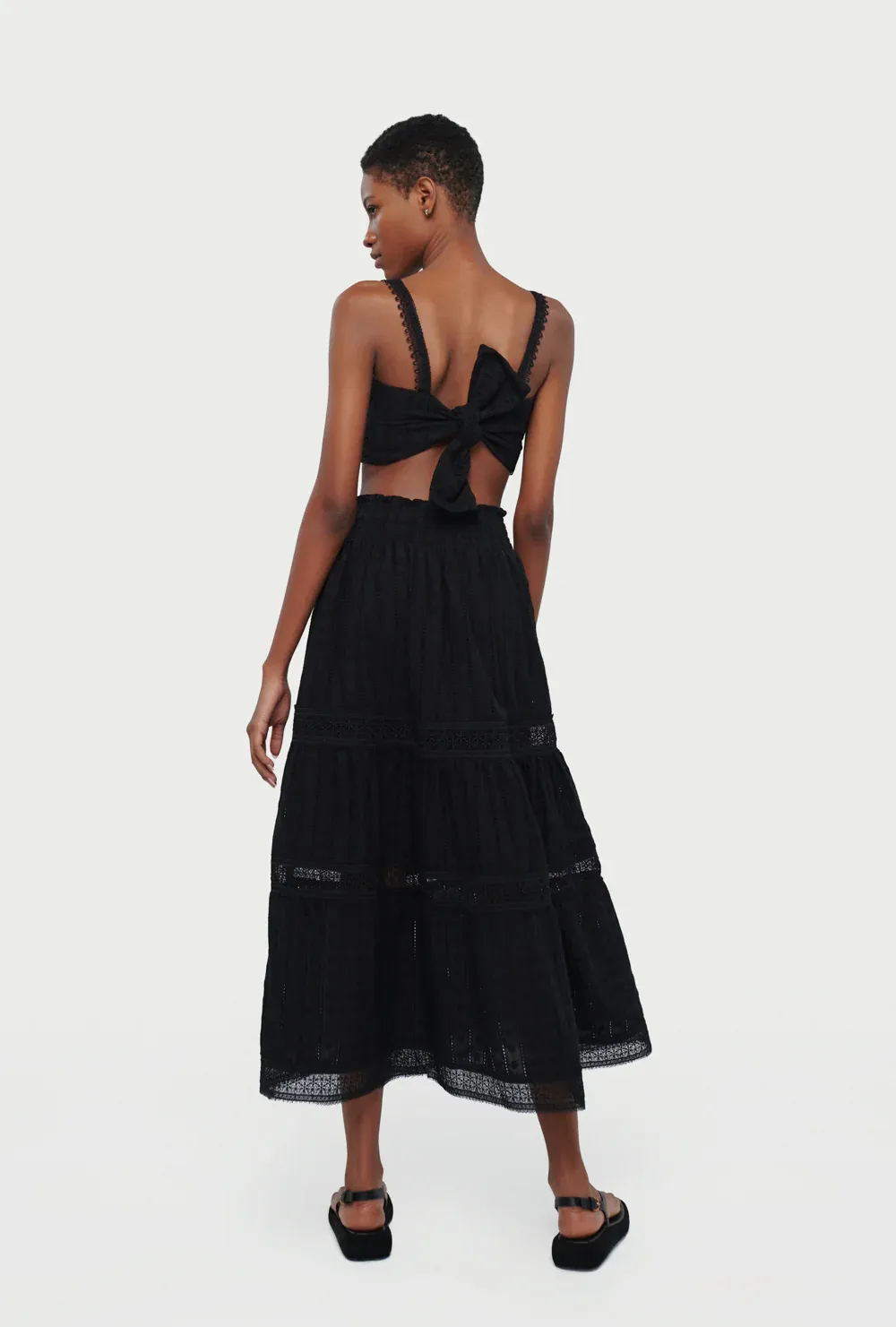 ANGELA MAXI SKIRT BLACK