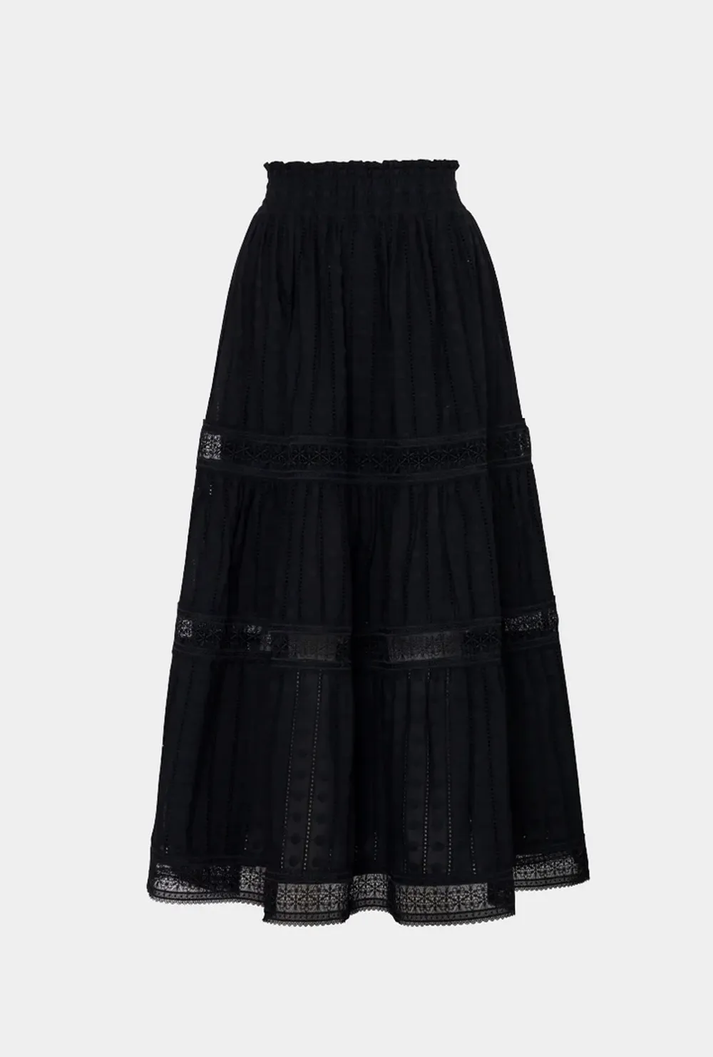 ANGELA MAXI SKIRT BLACK