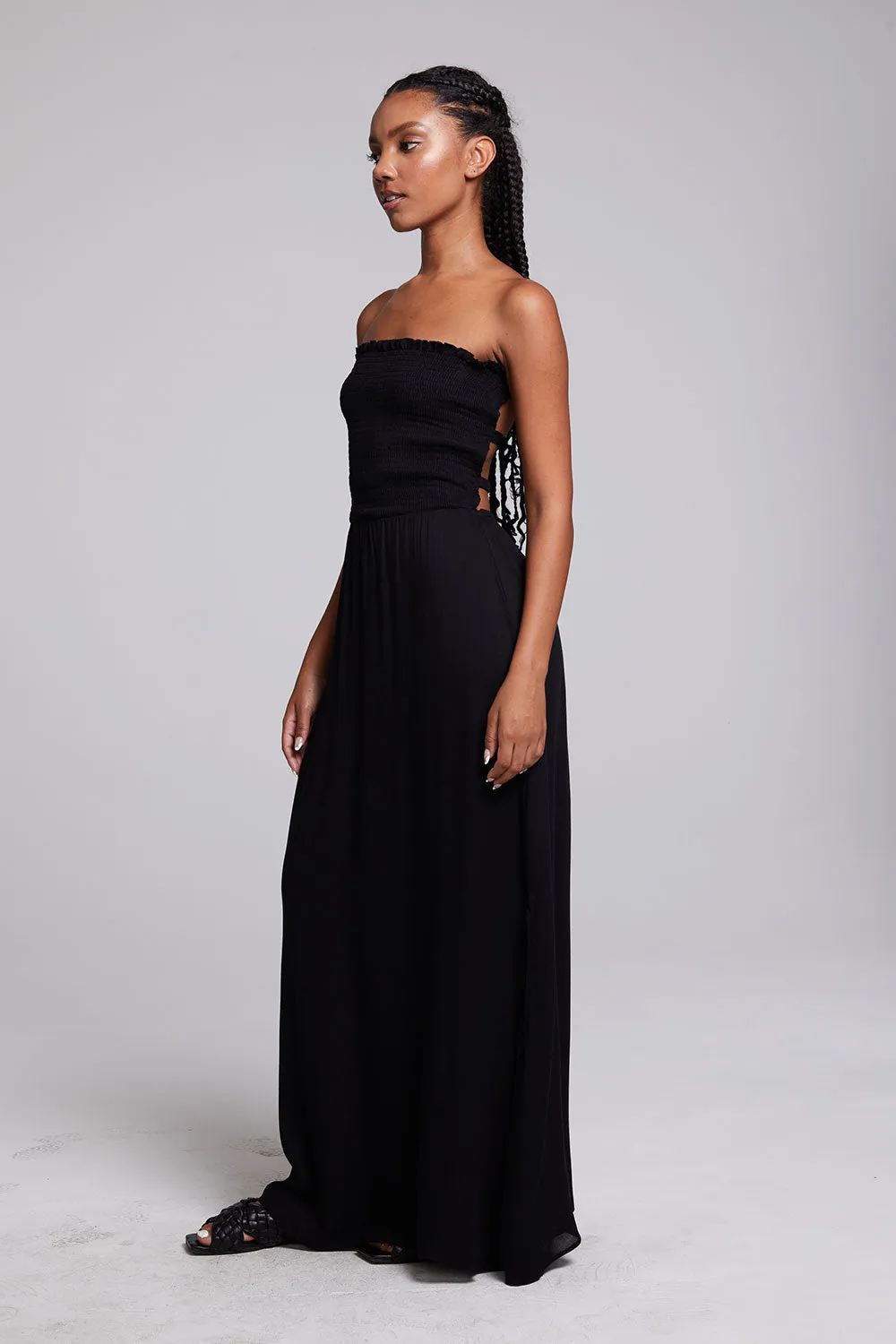 Anita Black Maxi Dress