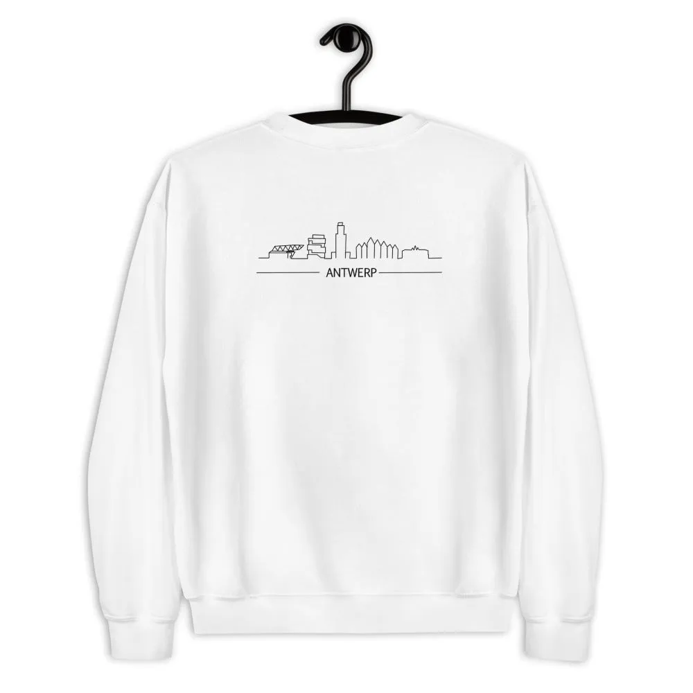 Antwerp Skyline Back Sweater