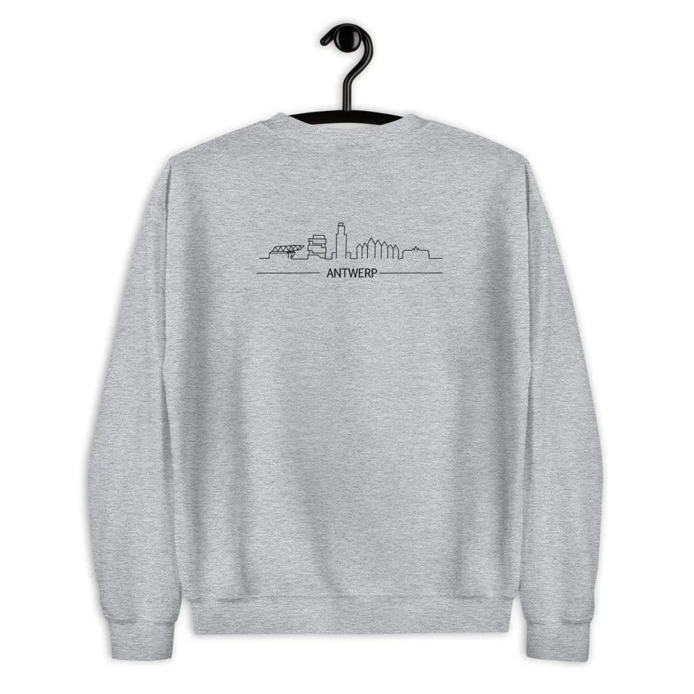 Antwerp Skyline Back Sweater