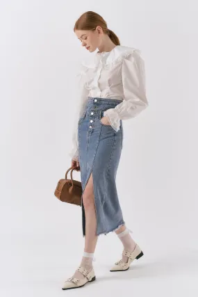 Ariana Highwaist Denim Skirt