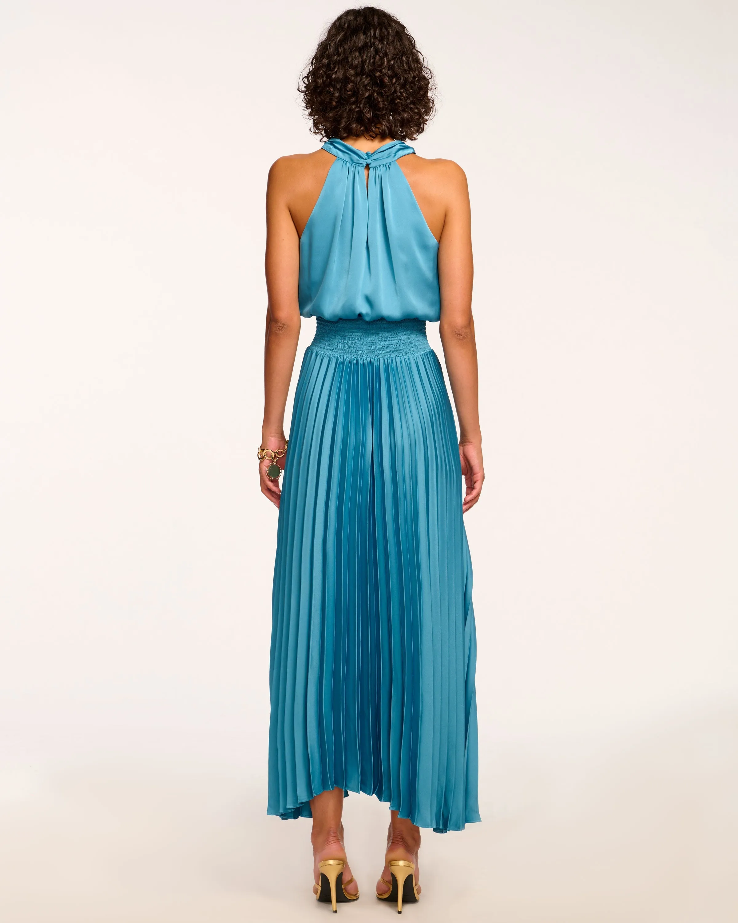 Arina Halter Maxi Dress