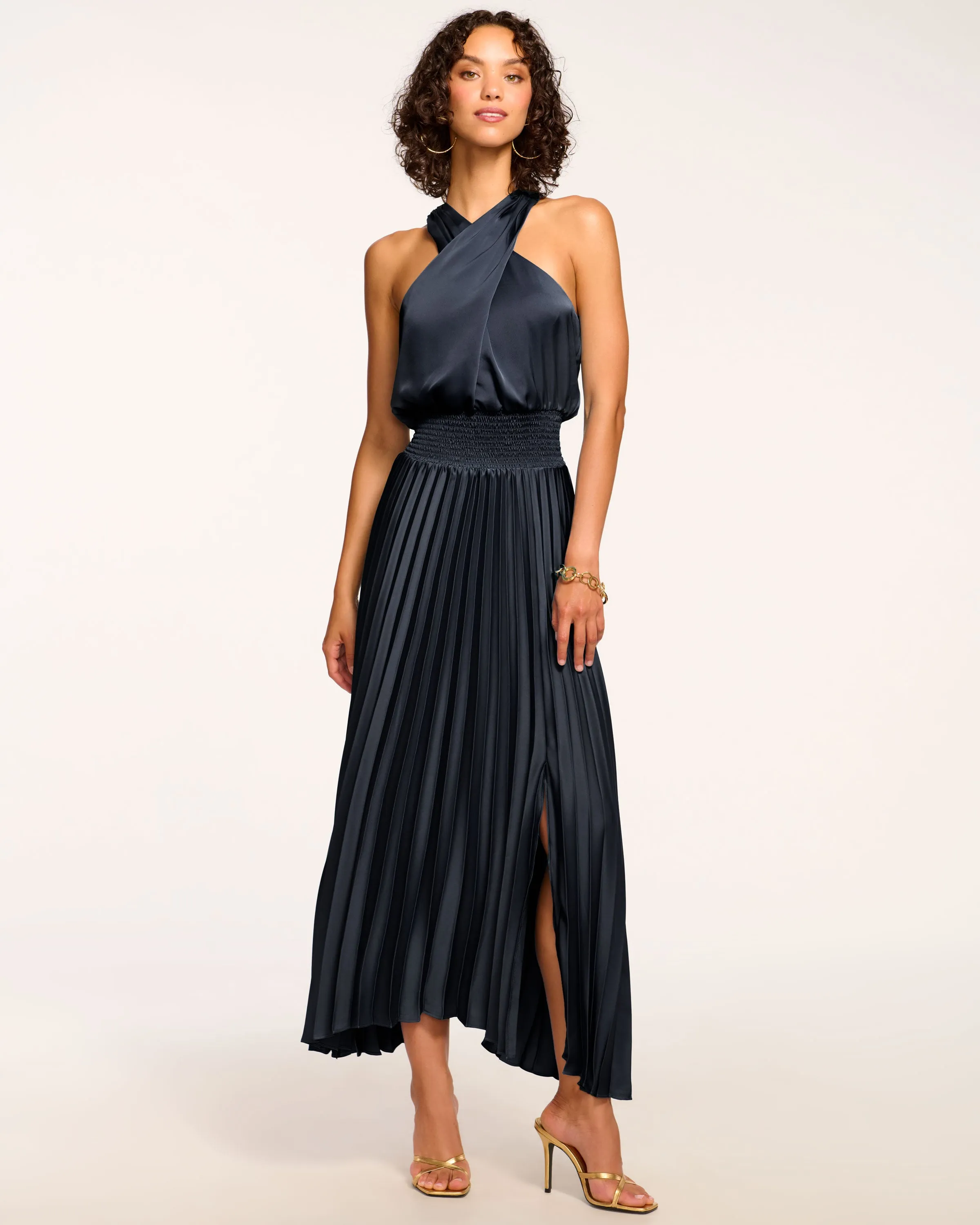 Arina Halter Maxi Dress