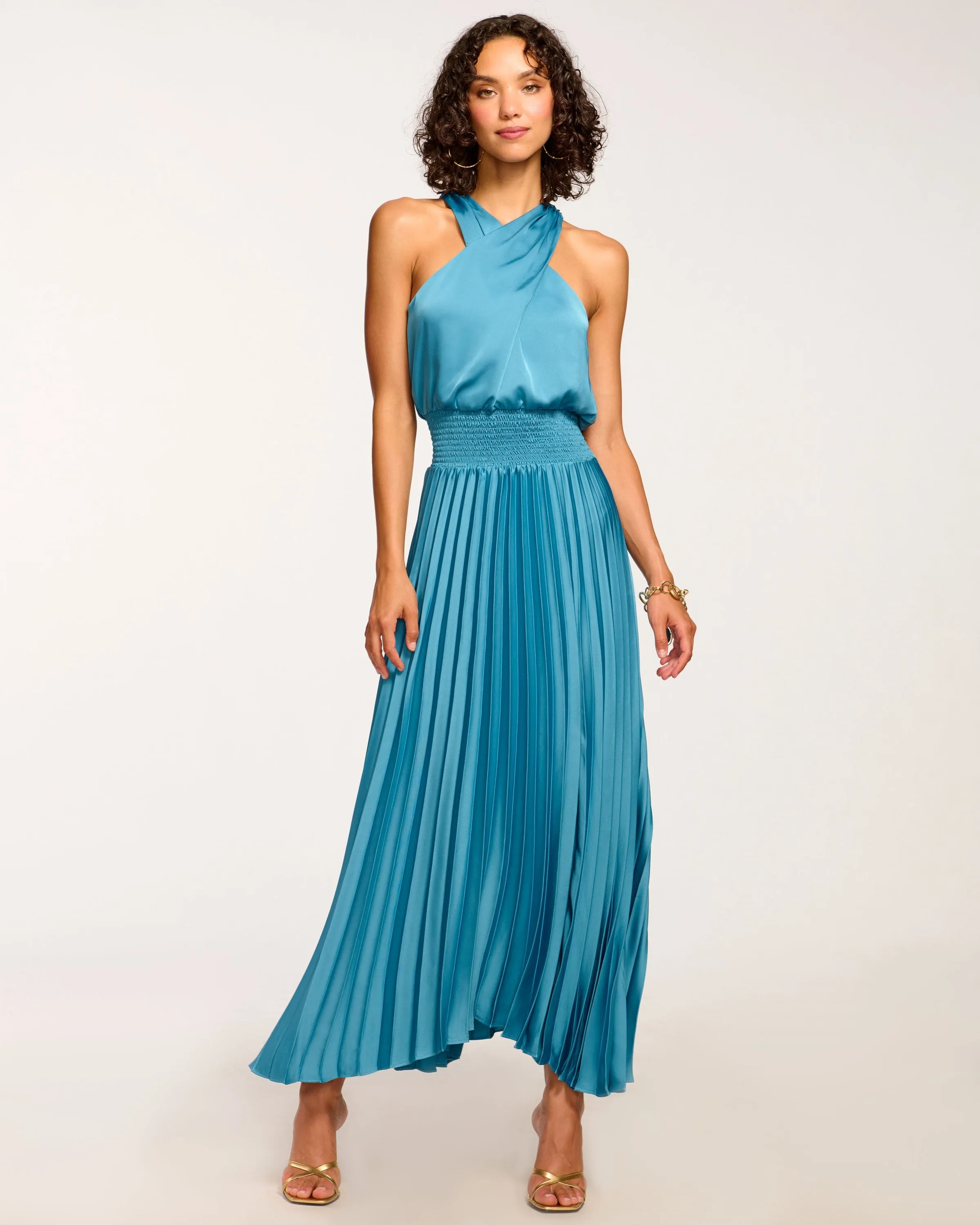 Arina Halter Maxi Dress