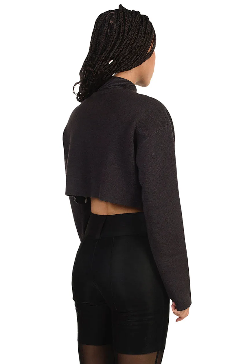 Asymmetrical Turtleneck Sweater