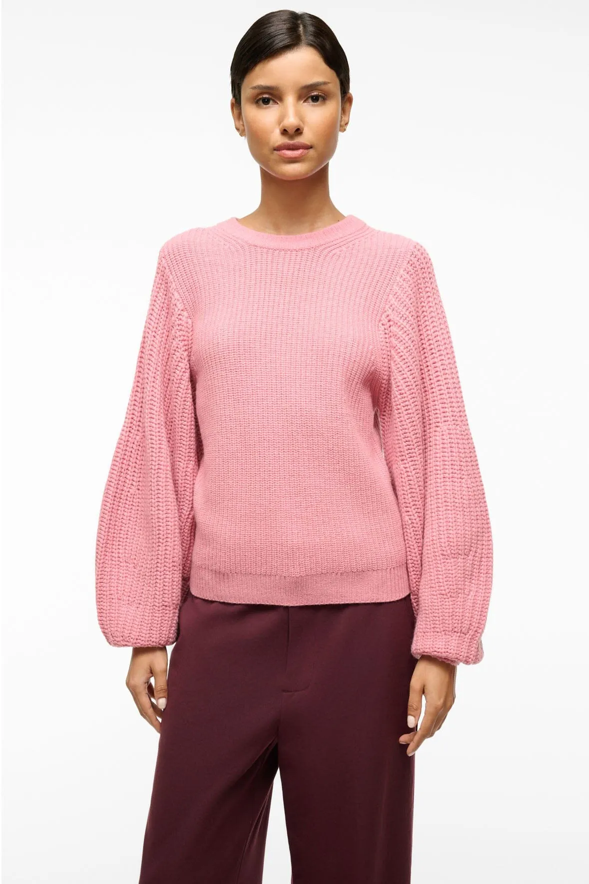 AURA SWEATER | DAMASK PINK