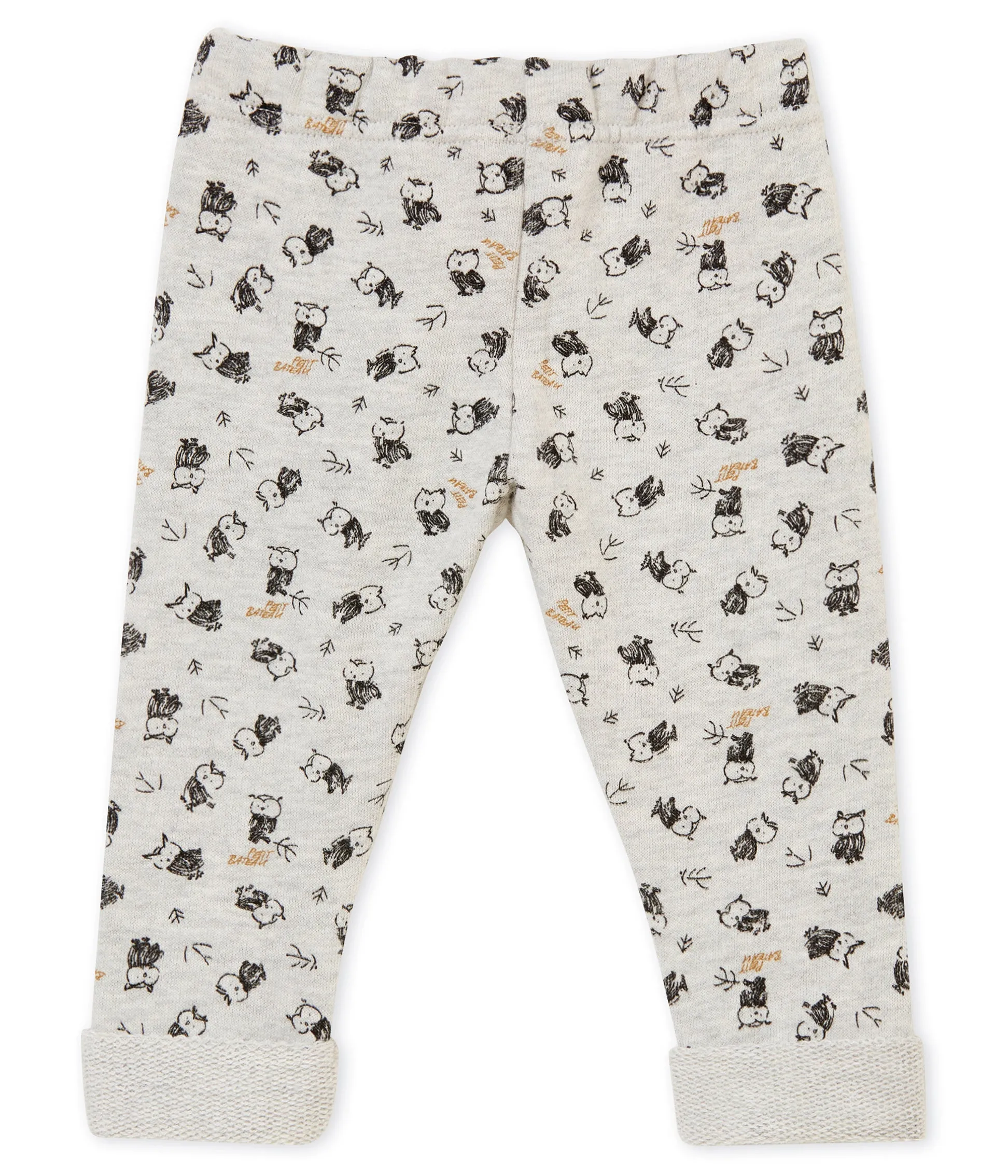 Baby Beige Printed Trousers