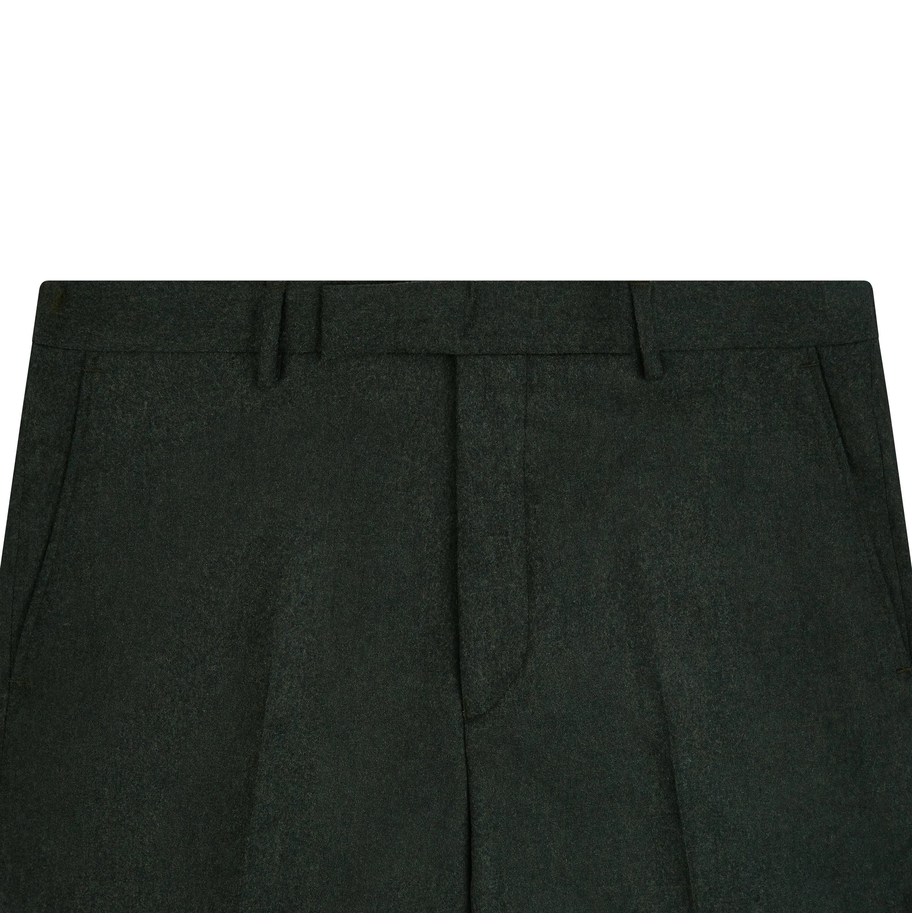 Barney Green Flannel Trousers