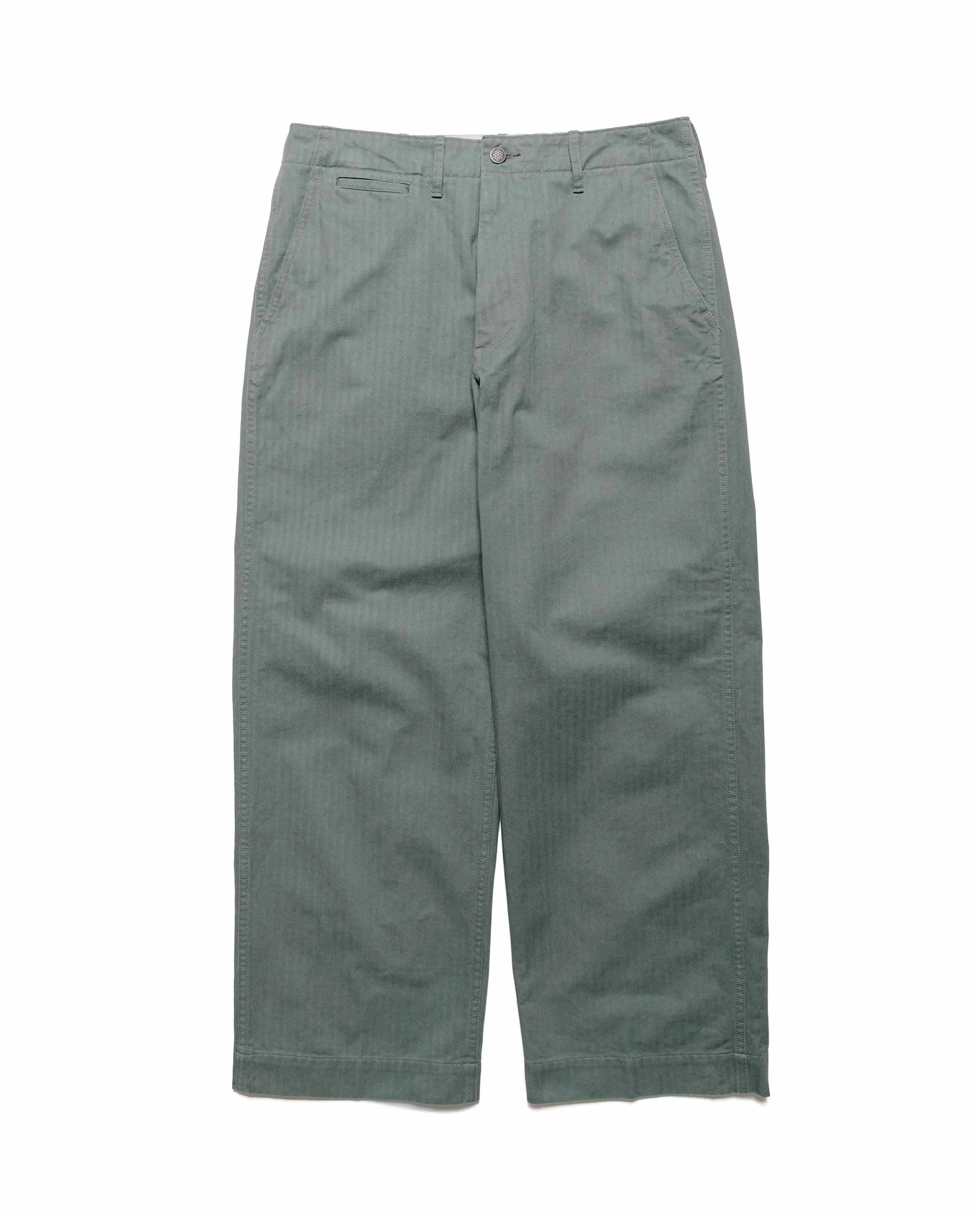 Beams Plus MIL Trousers Herringbone Sage