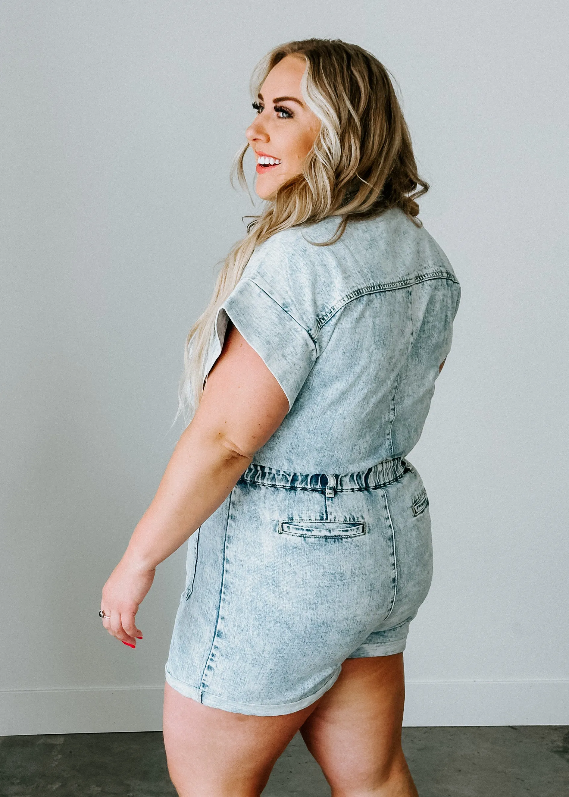 Beau Denim Romper