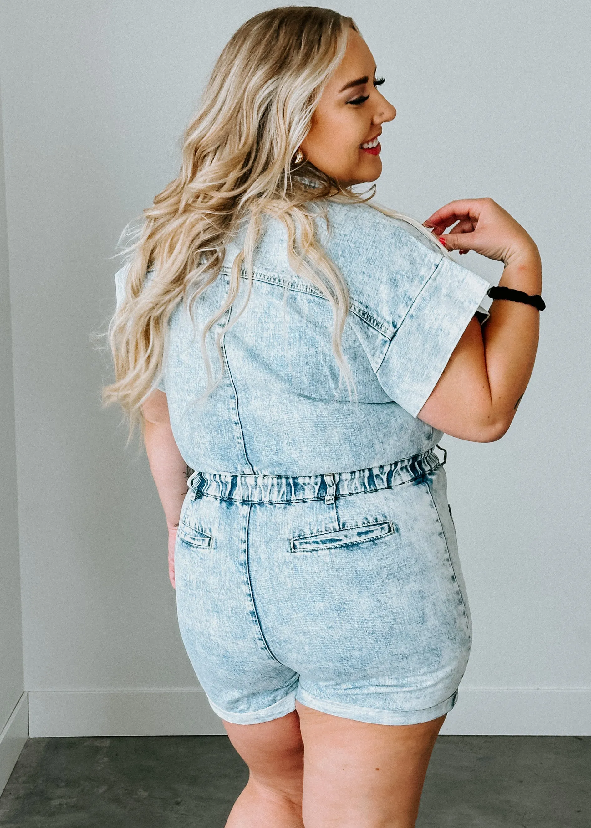 Beau Denim Romper