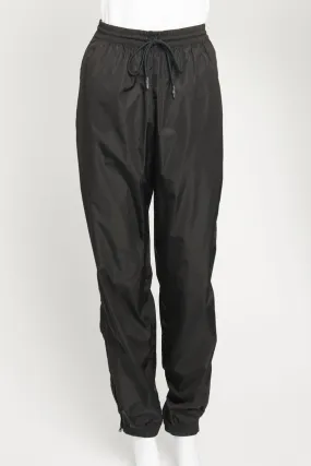 Black Nylon Elasticated Preowned Trousers