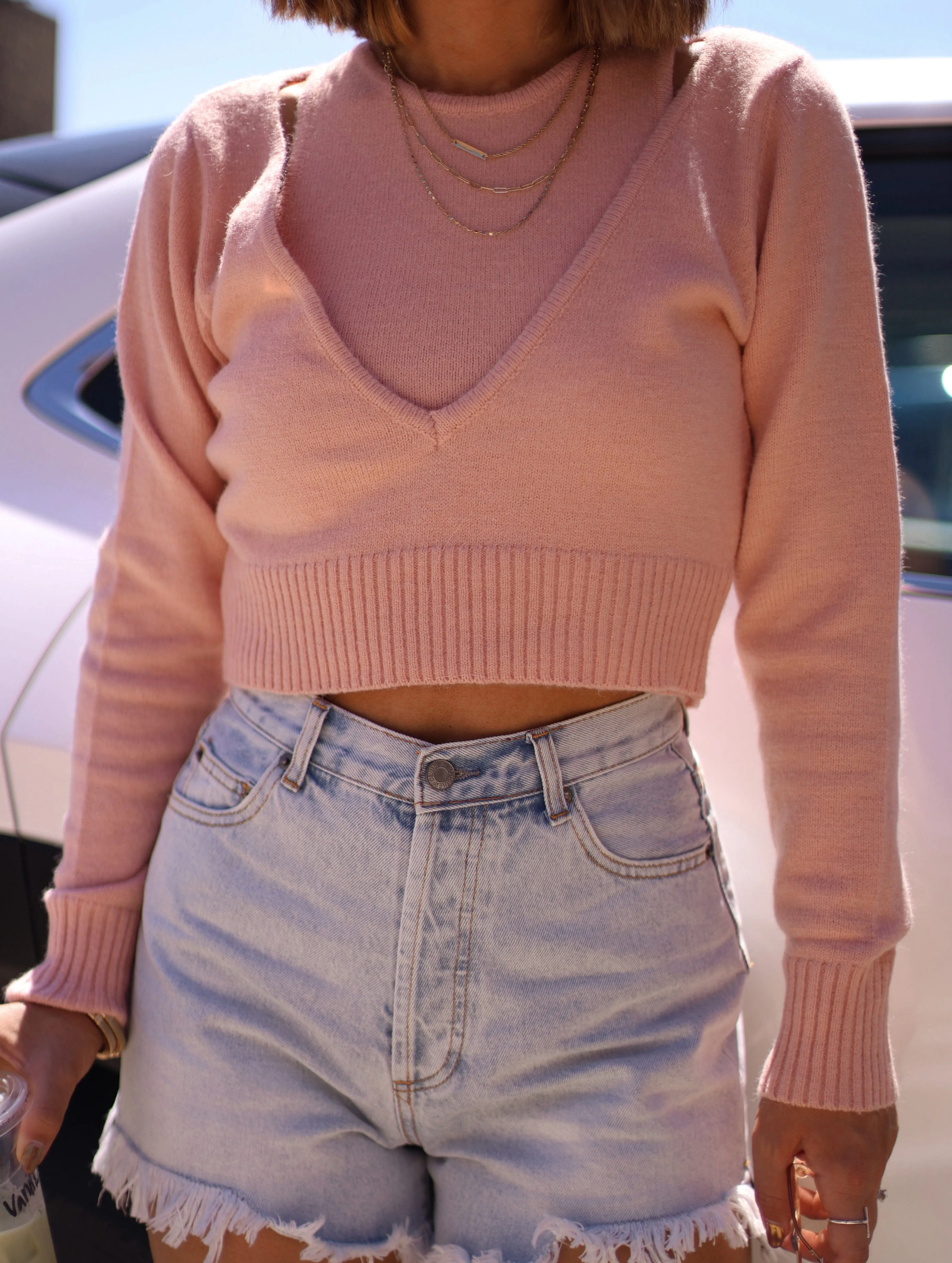 Blush Hour Sweater Top