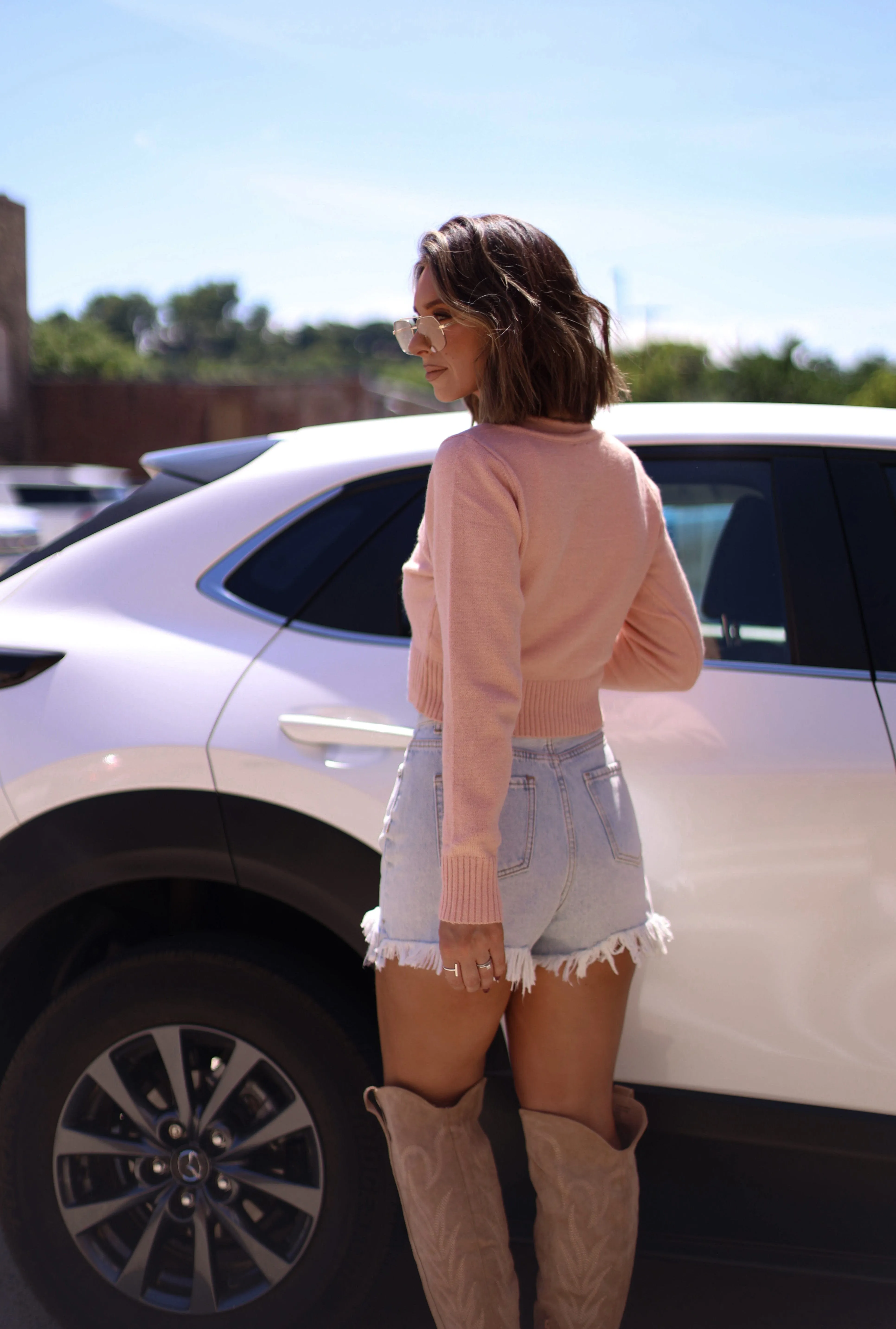 Blush Hour Sweater Top