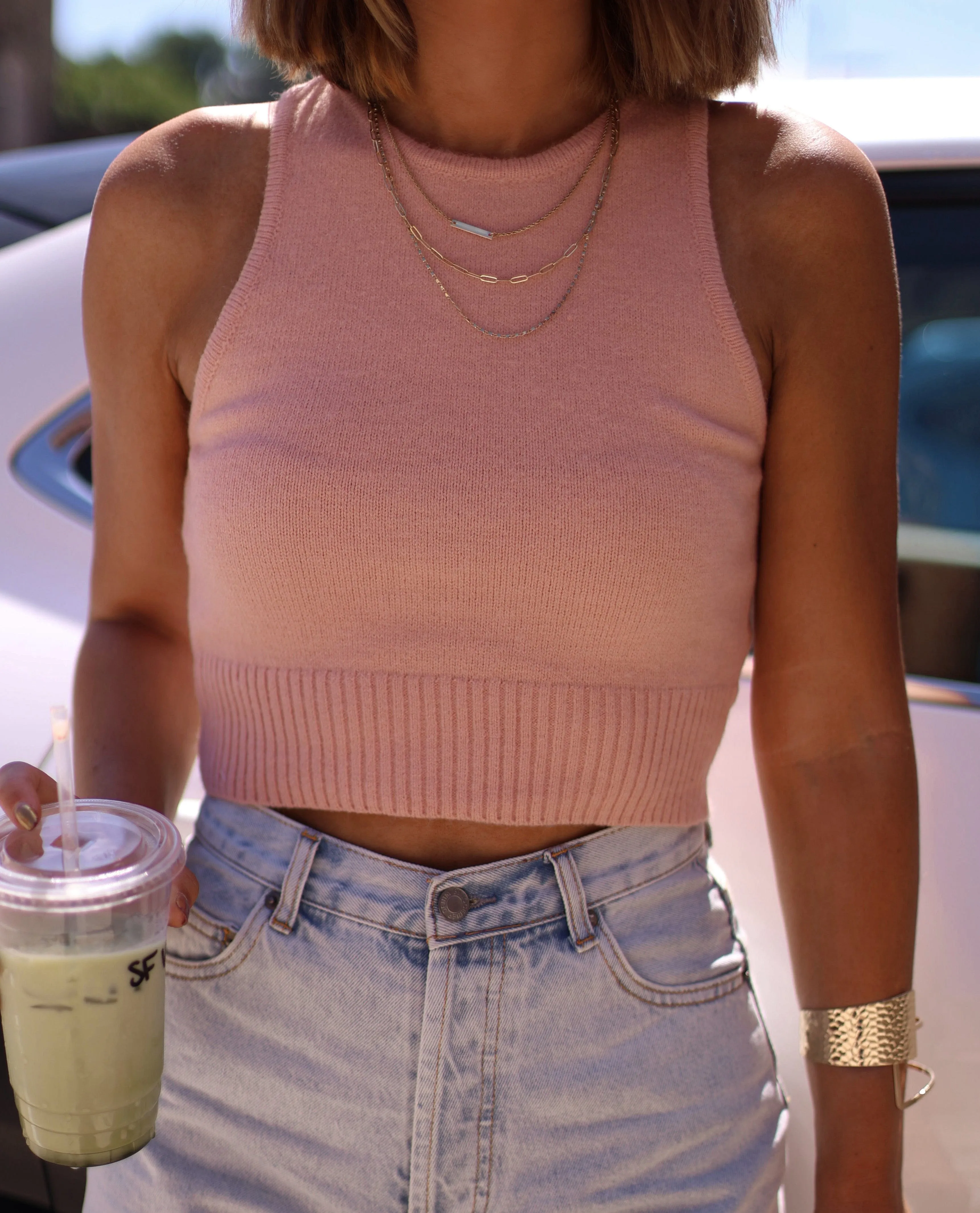 Blush Hour Sweater Top