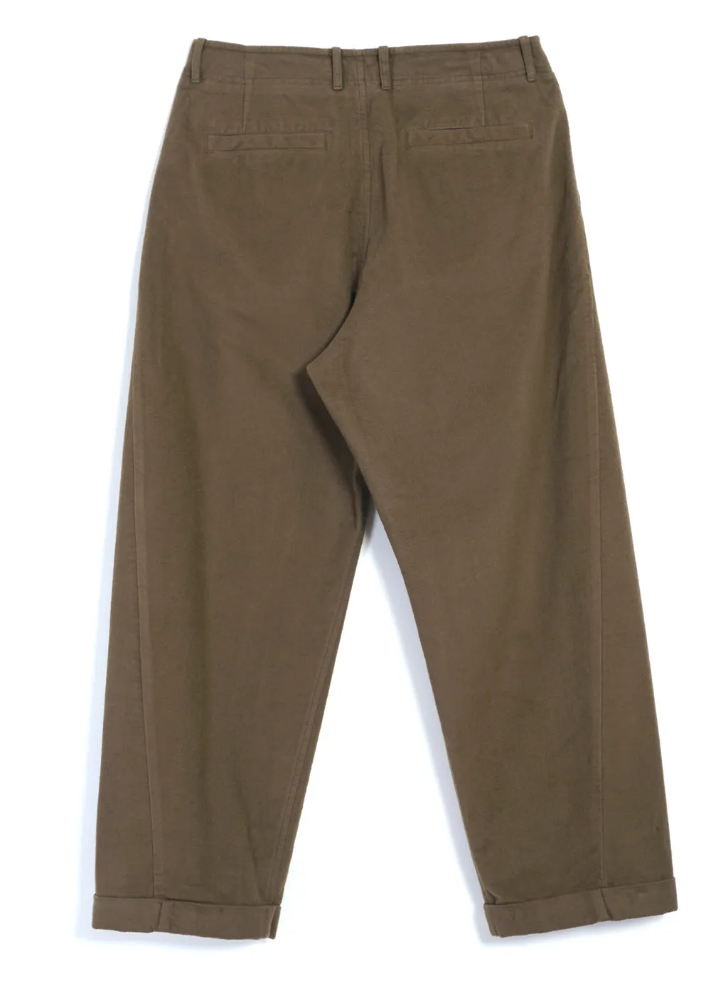 BOBBY 28-22-9 | Wide Pleated Trousers | Stone