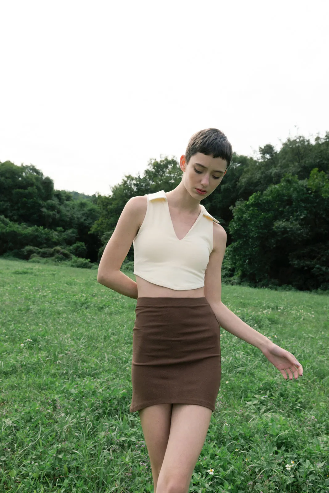 BODY Mini Skirt - Mocha