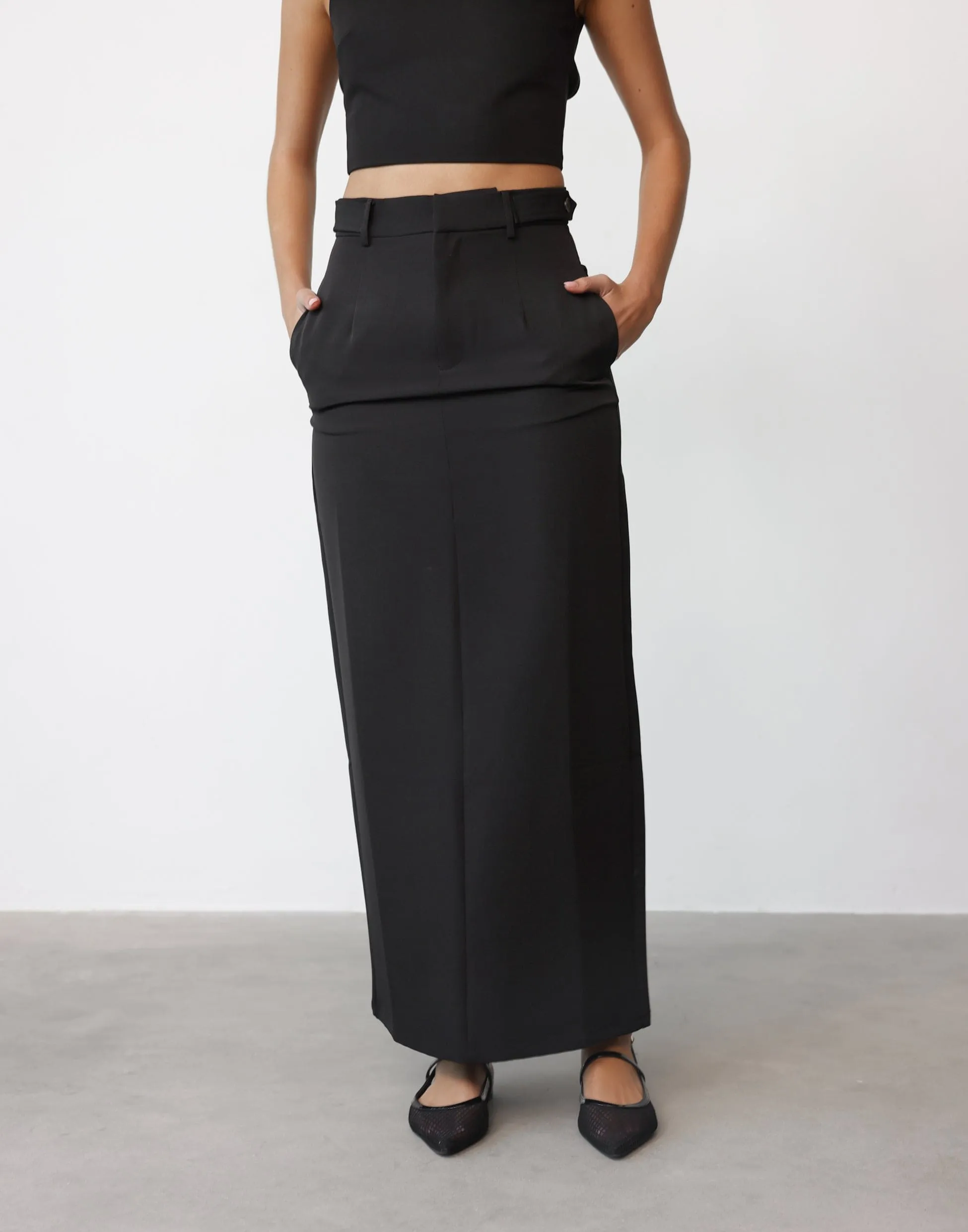 Briar Maxi Skirt (Black)