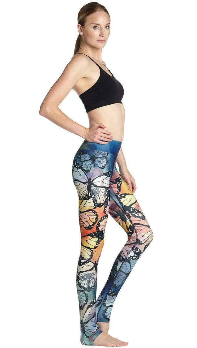 Butterflies - Full Length Triathlon Leggings