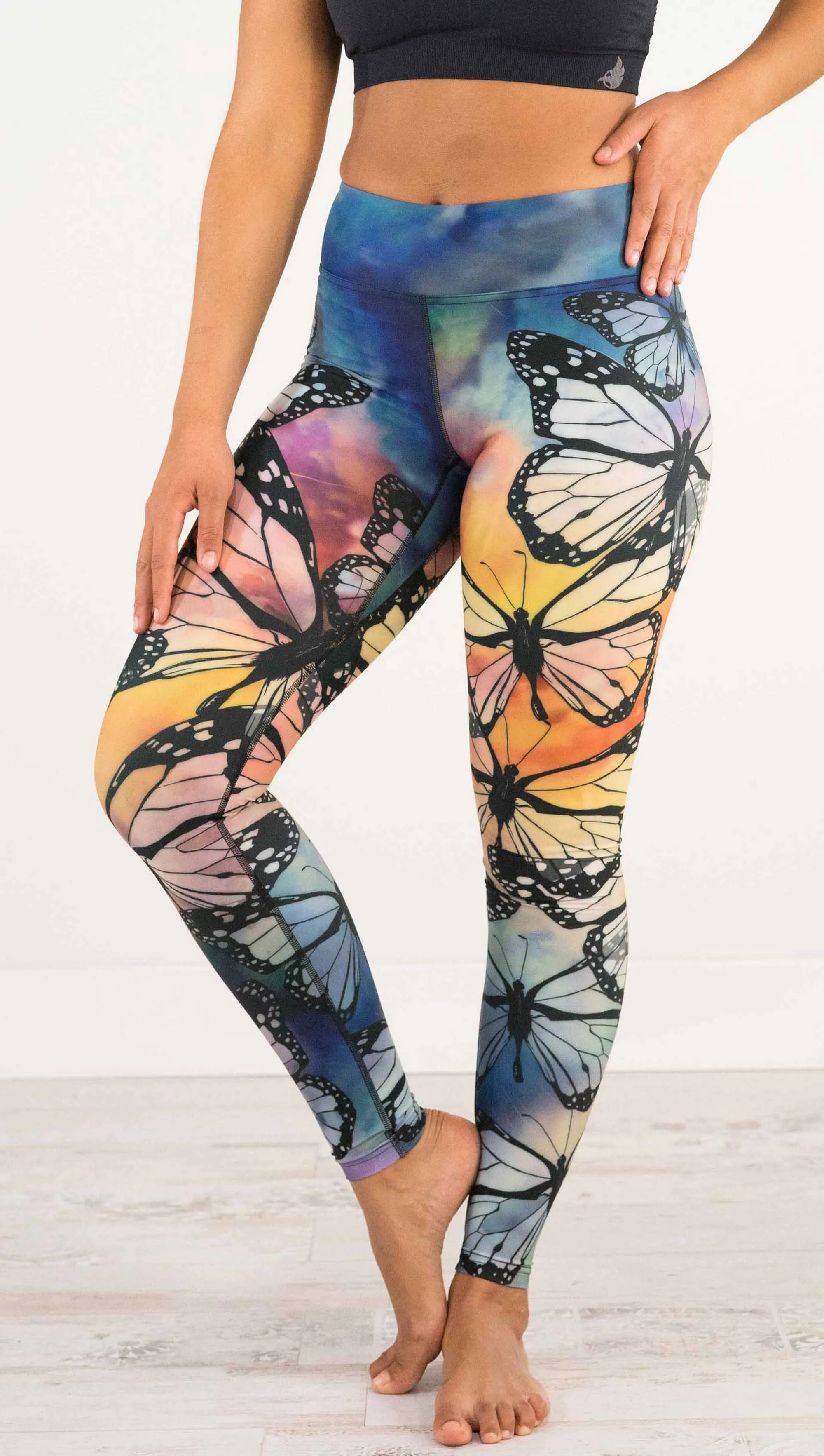 Butterflies - Full Length Triathlon Leggings