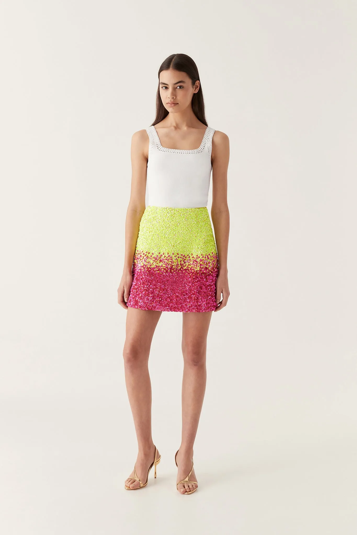 Calypso Ombre Mini Skirt