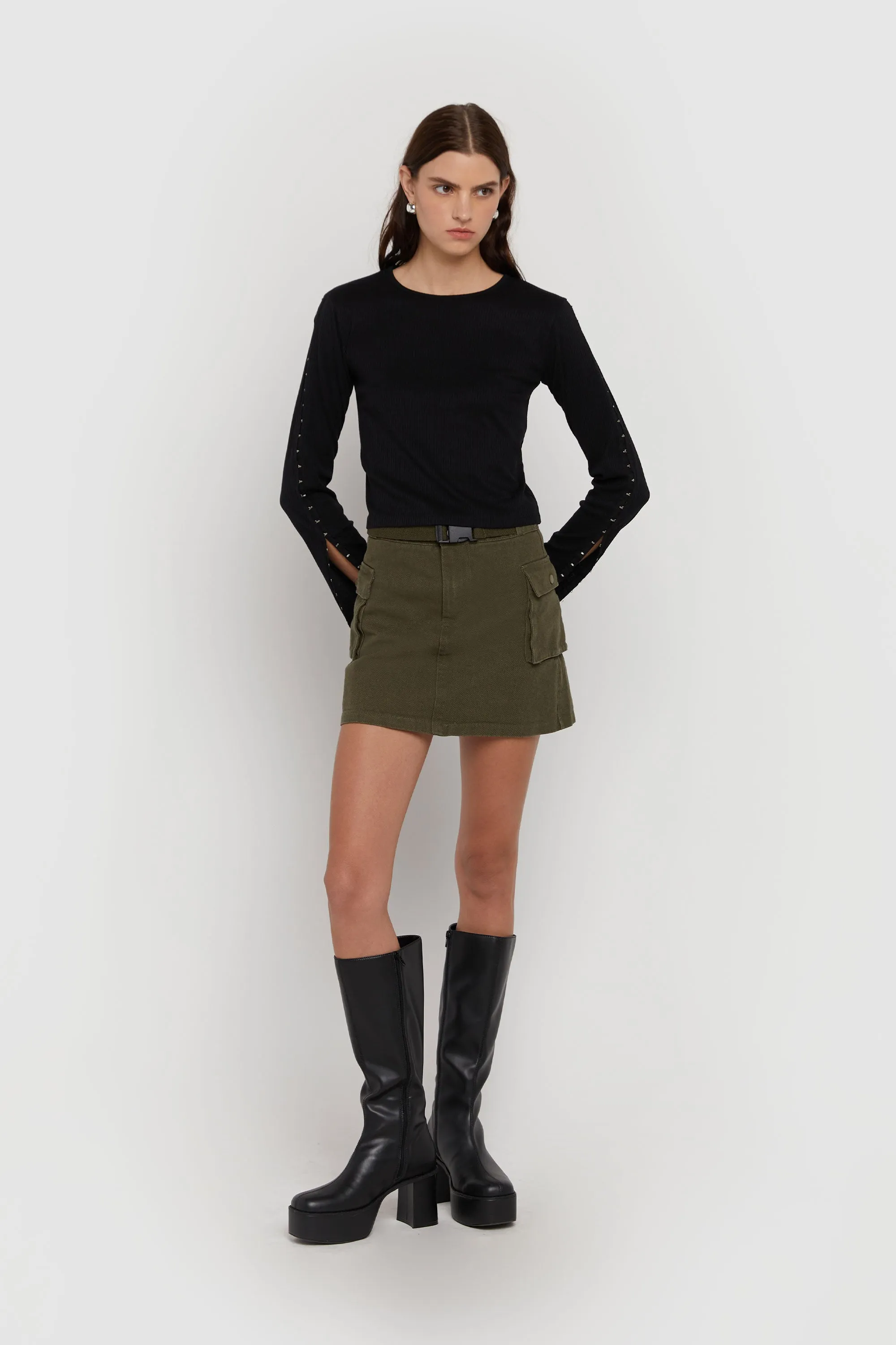 CARGO MINI SKIRT