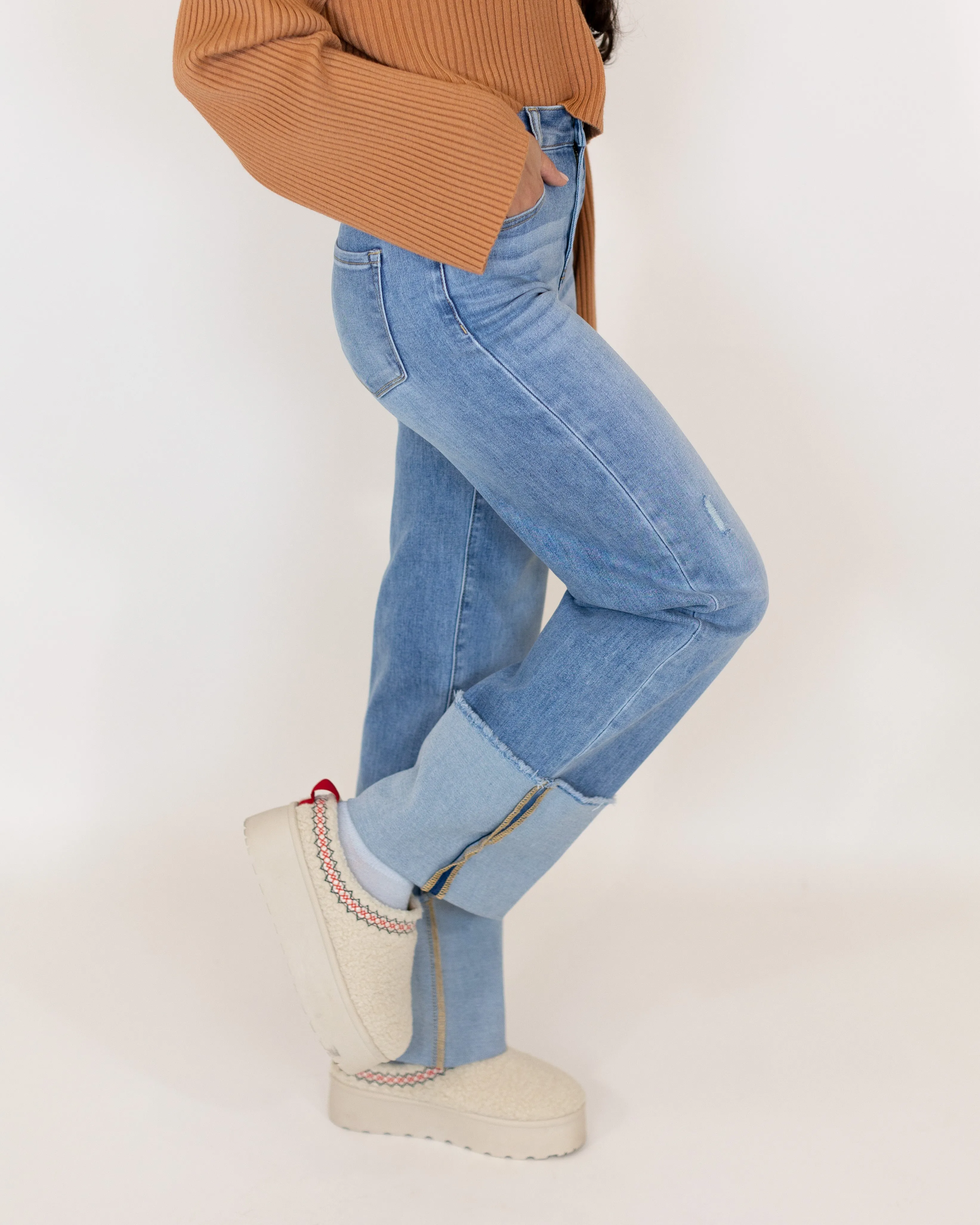 Carolina Cuff Jeans | RESTOCK