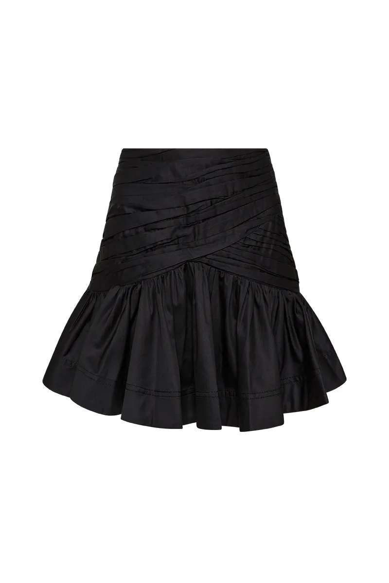 Carrie Ruched Mini Skirt