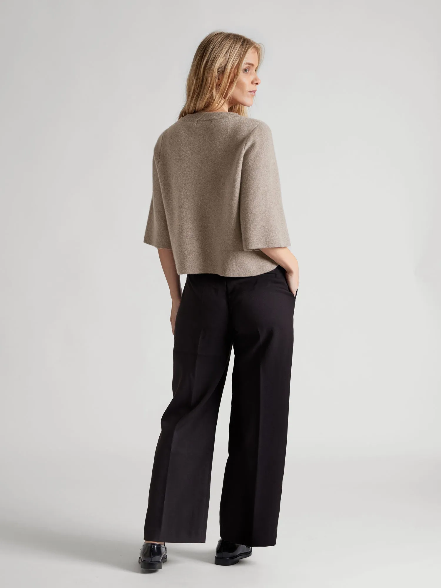 Cashmere sweater  "Dina sweater" - toast