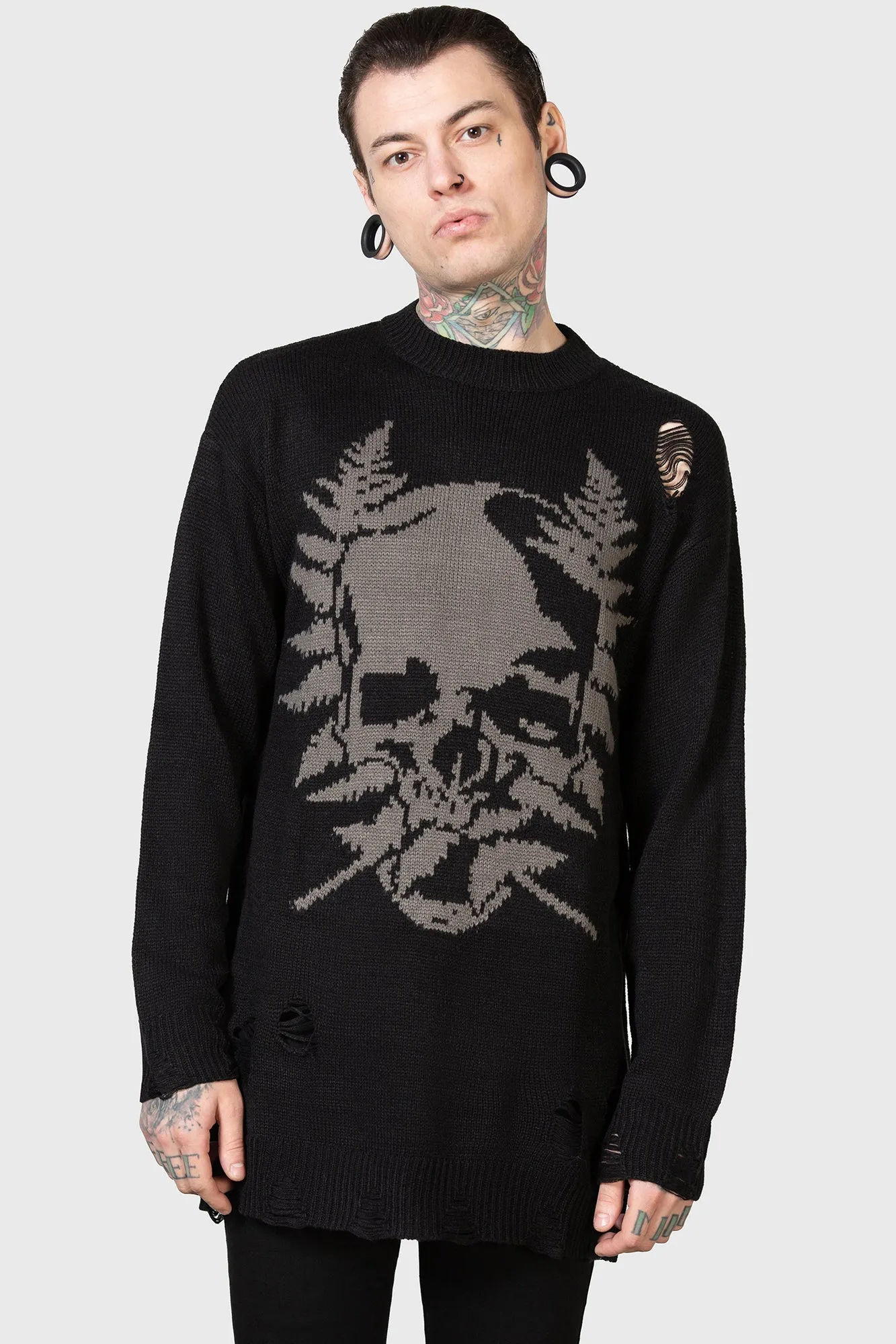 Cause Fear Knit Sweater - Resurrect