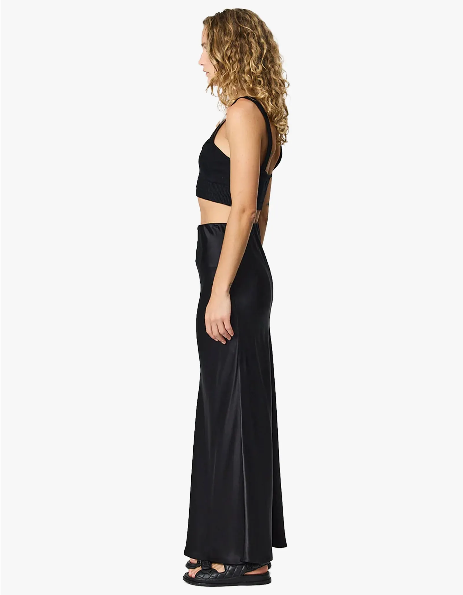 Charlie Maxi Skirt - Black