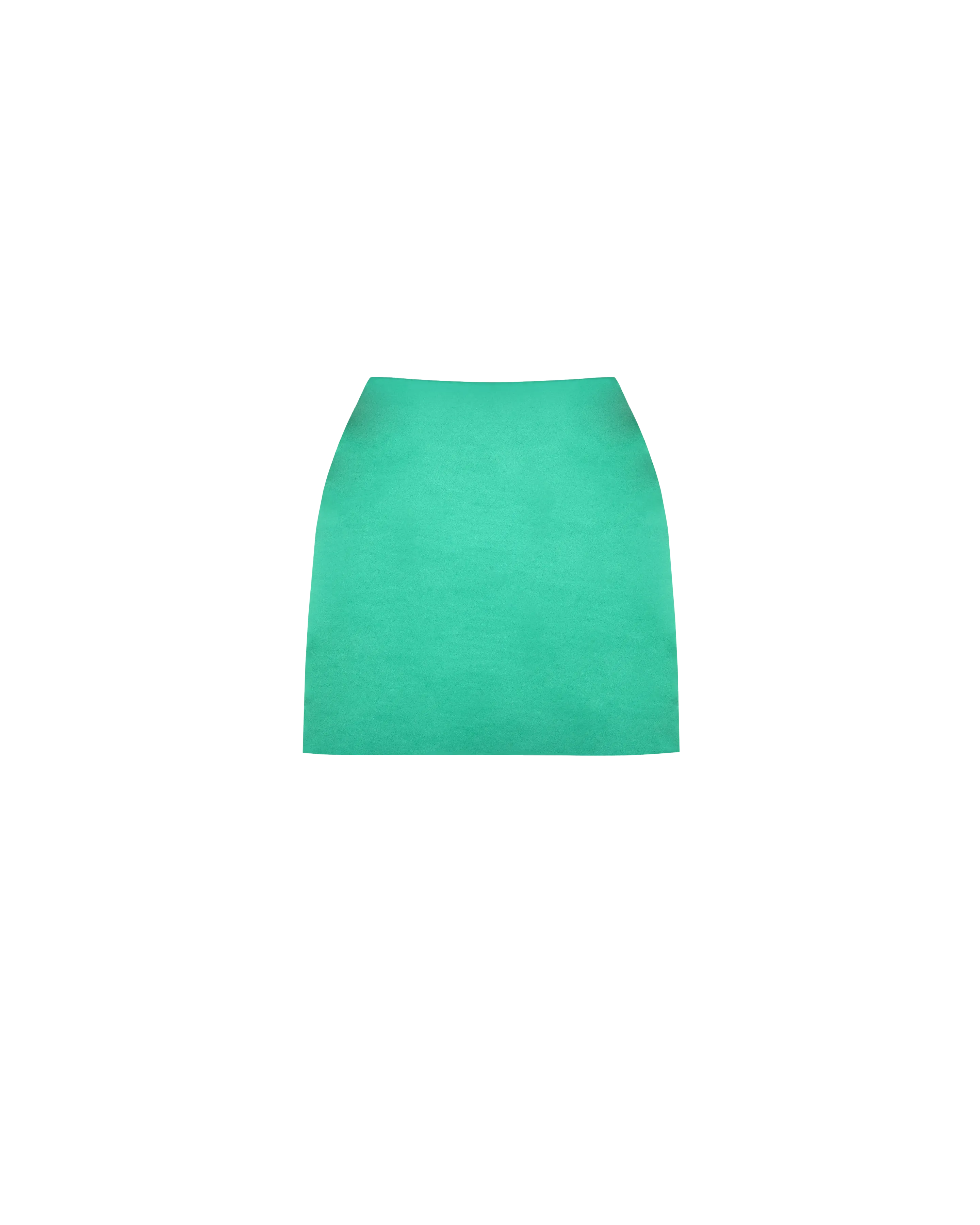 CHER SATIN MINI SKIRT PARAKEET