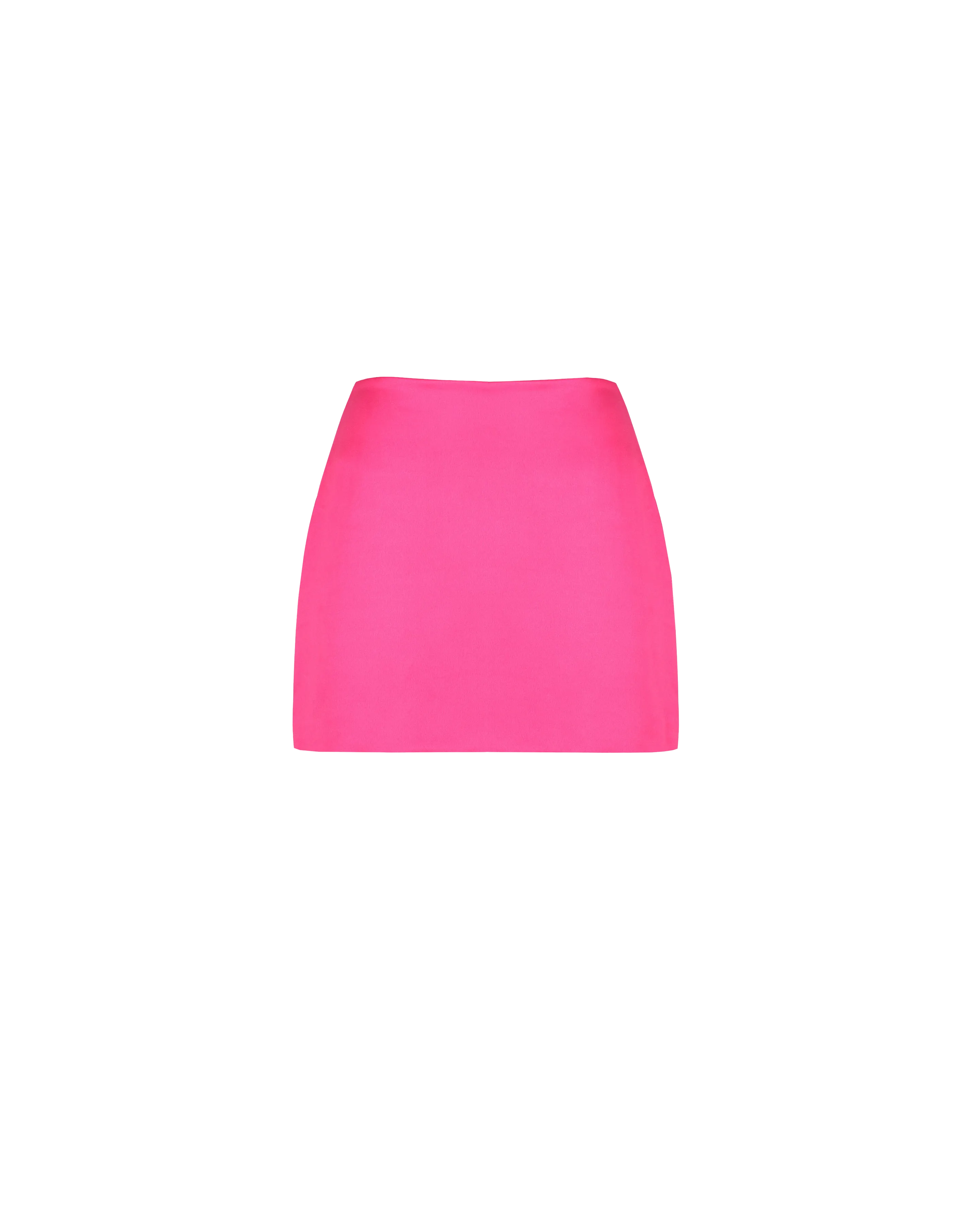 CHER SATIN MINI SKIRT SUPER PINK