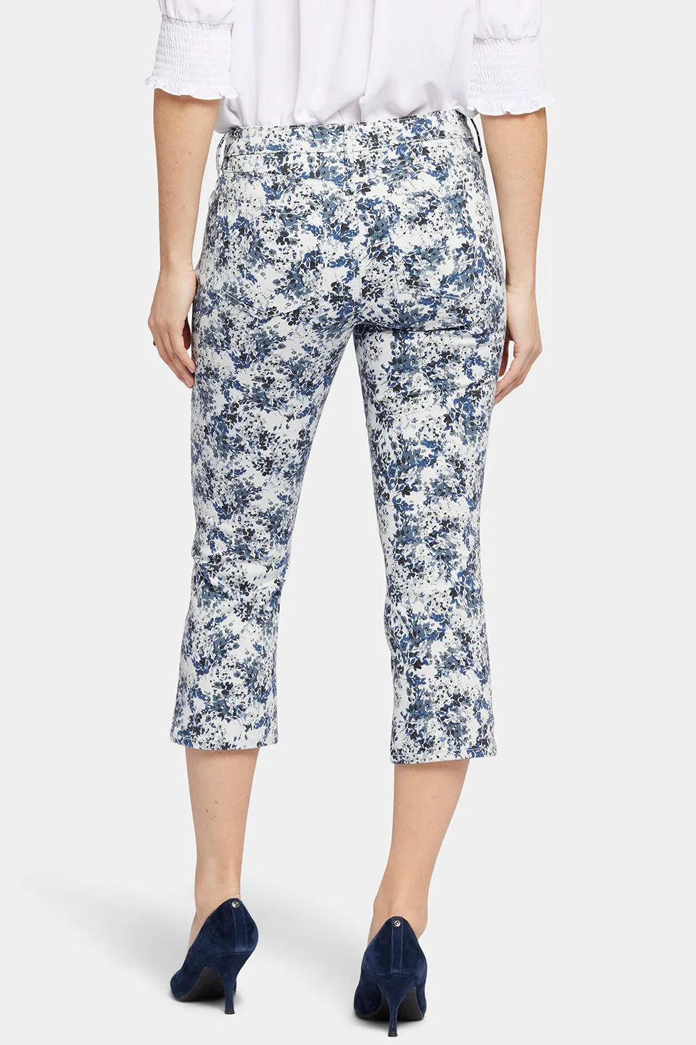 Chloe Capri Jeans In Petite - Forest Lagoon