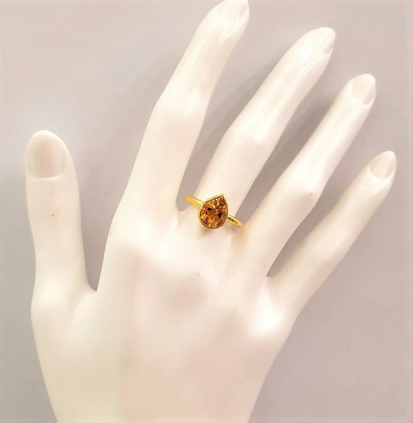 Citrine Maxi Ring