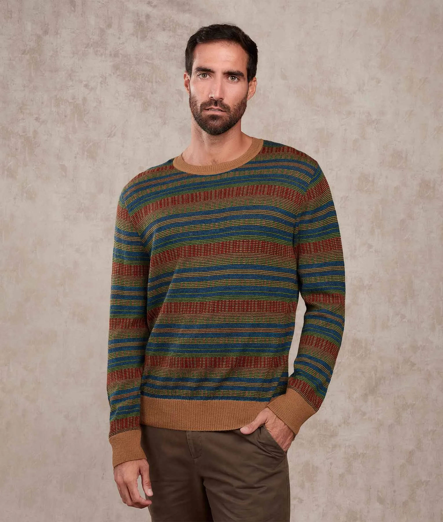 Classic Interlock Stripes Sweater