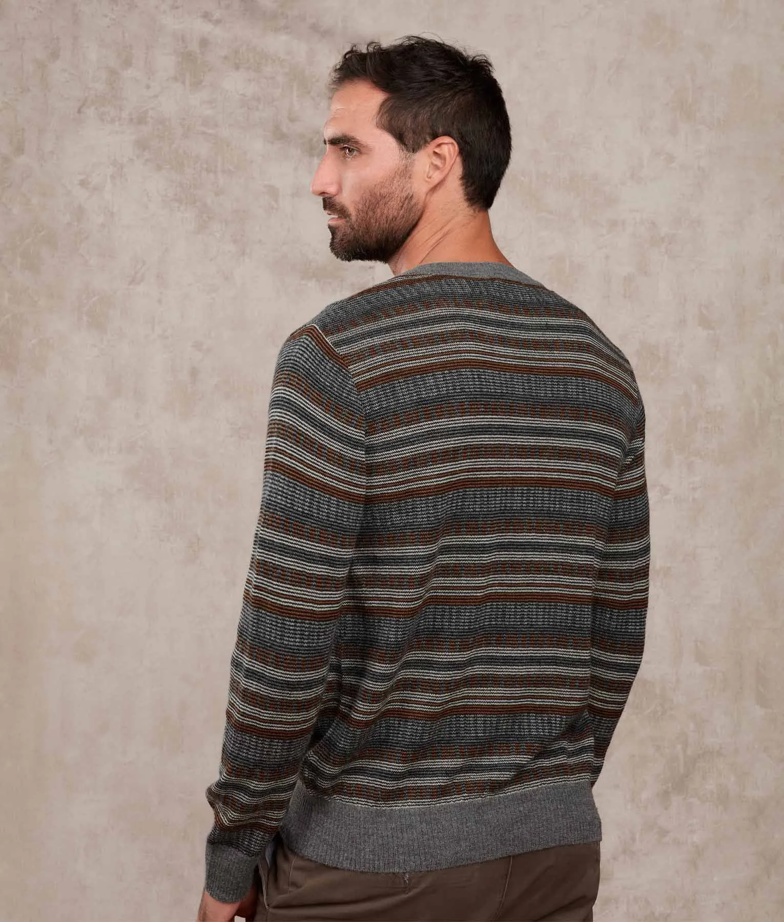 Classic Interlock Stripes Sweater