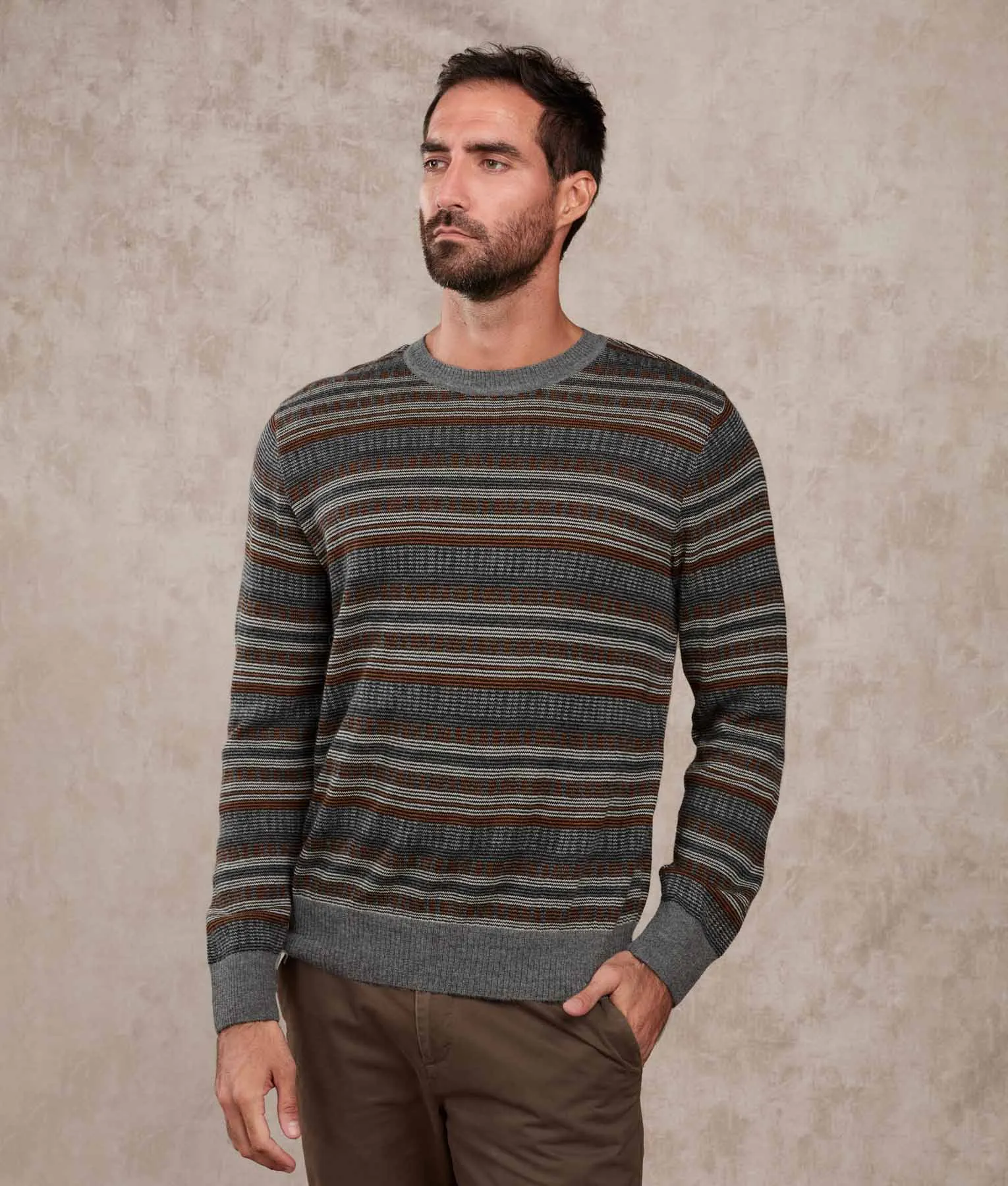 Classic Interlock Stripes Sweater