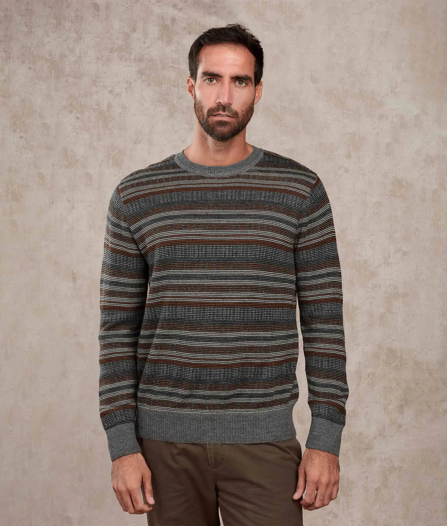 Classic Interlock Stripes Sweater