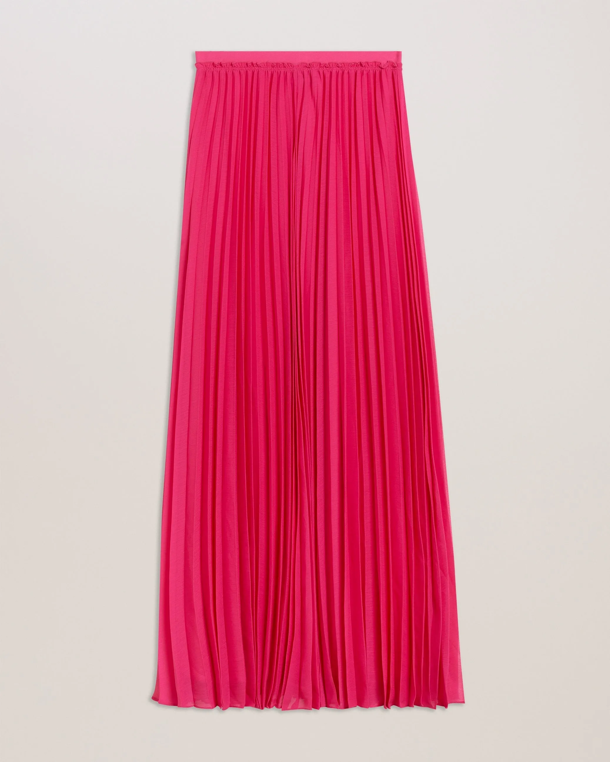 Clodi Pleated Maxi Skirt Pink